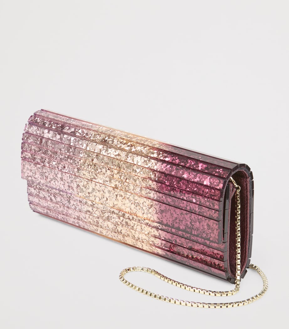 Sweetie Glitter Clutch Bag SILKY BLUSH MIX/LIGH Image 2