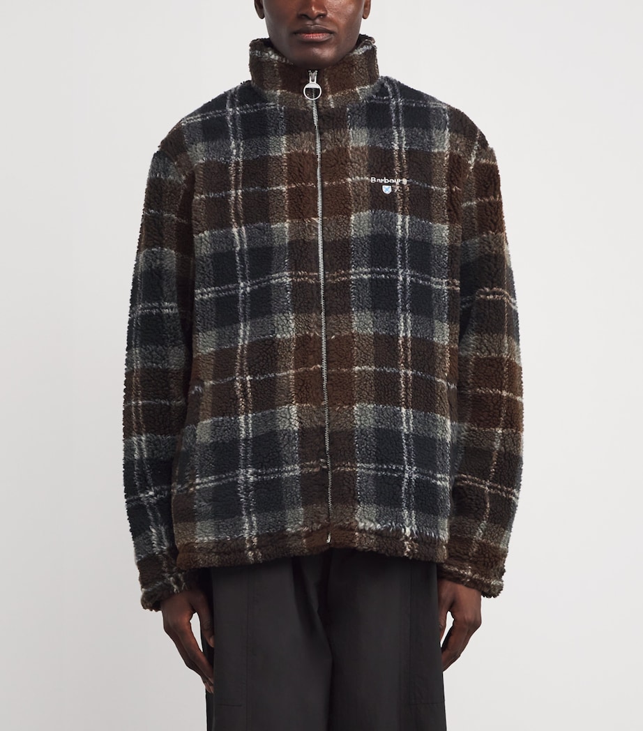 Tartan Sherpa Fleece Jacket MIDNIGHT OAK TARTAN Image 3