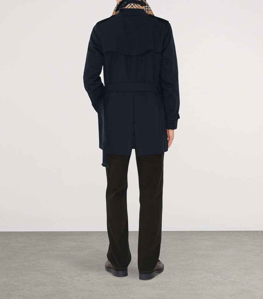 Short Kensington Heritage Trench Coat COAL BLUE Image 4