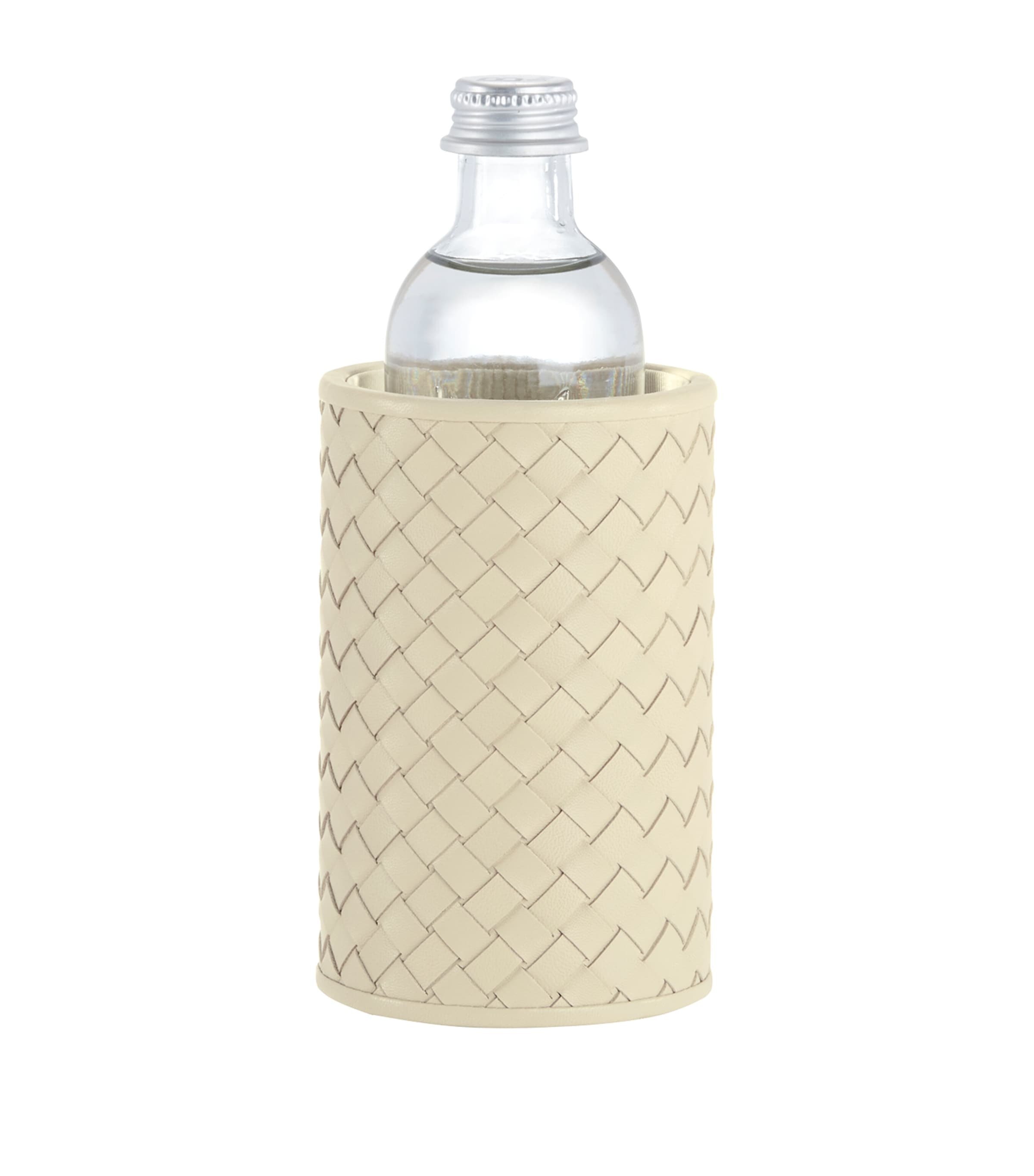 Small Leather Noli Bottle Holder IVORY Image 1