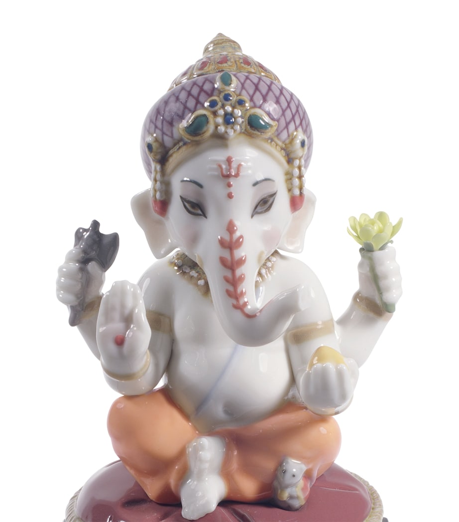 Lladró Porcelain Bal Ganesha Figurine Image 2