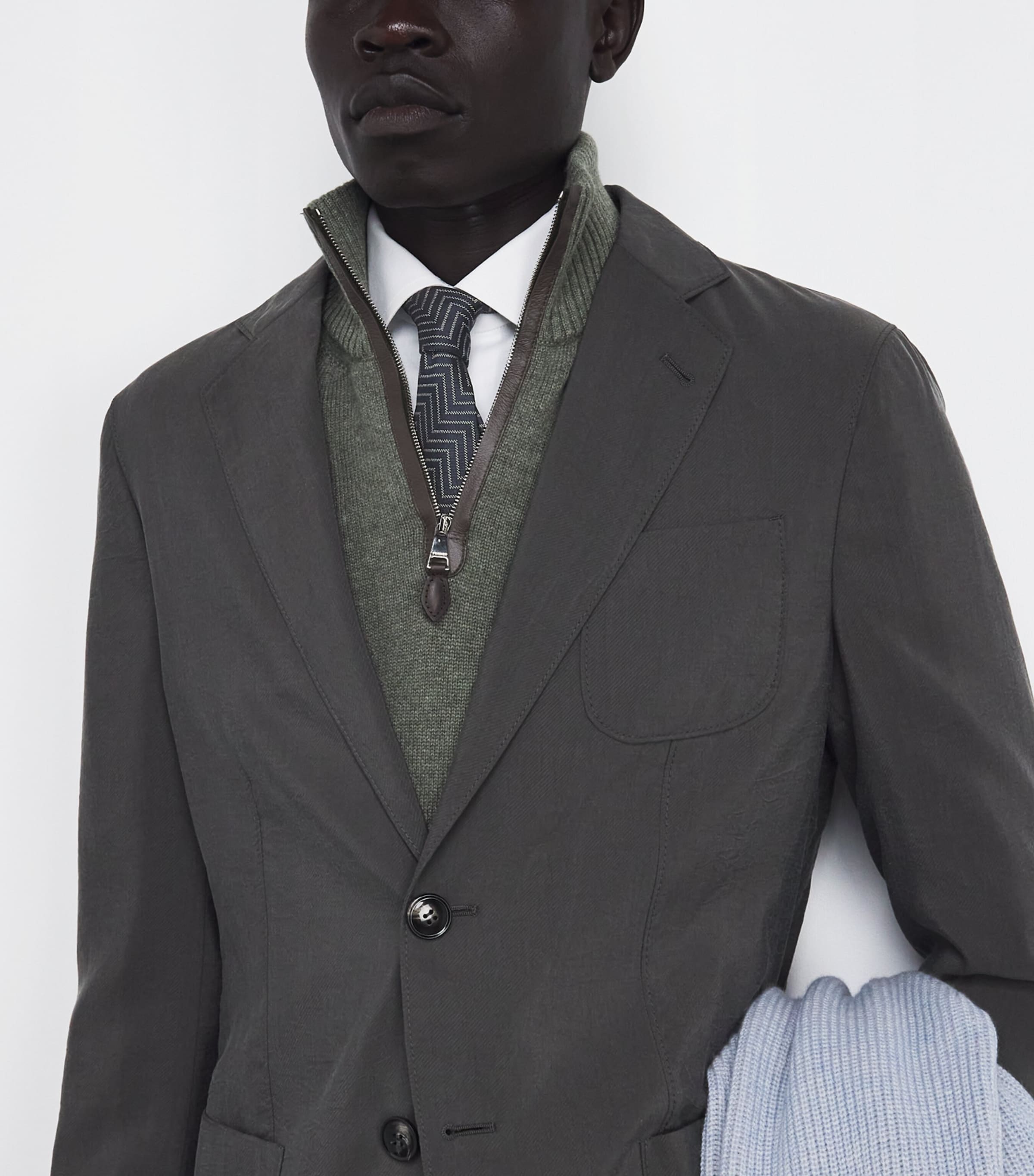 Silk Chevron Tie FB066 Image 2