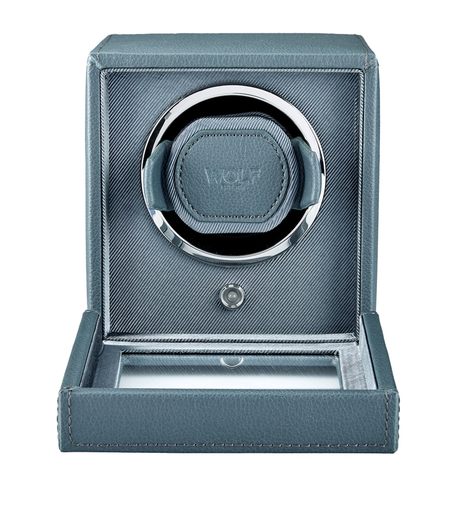WOLF Cub Single Watch Winder with Cover Future Grey Image 3