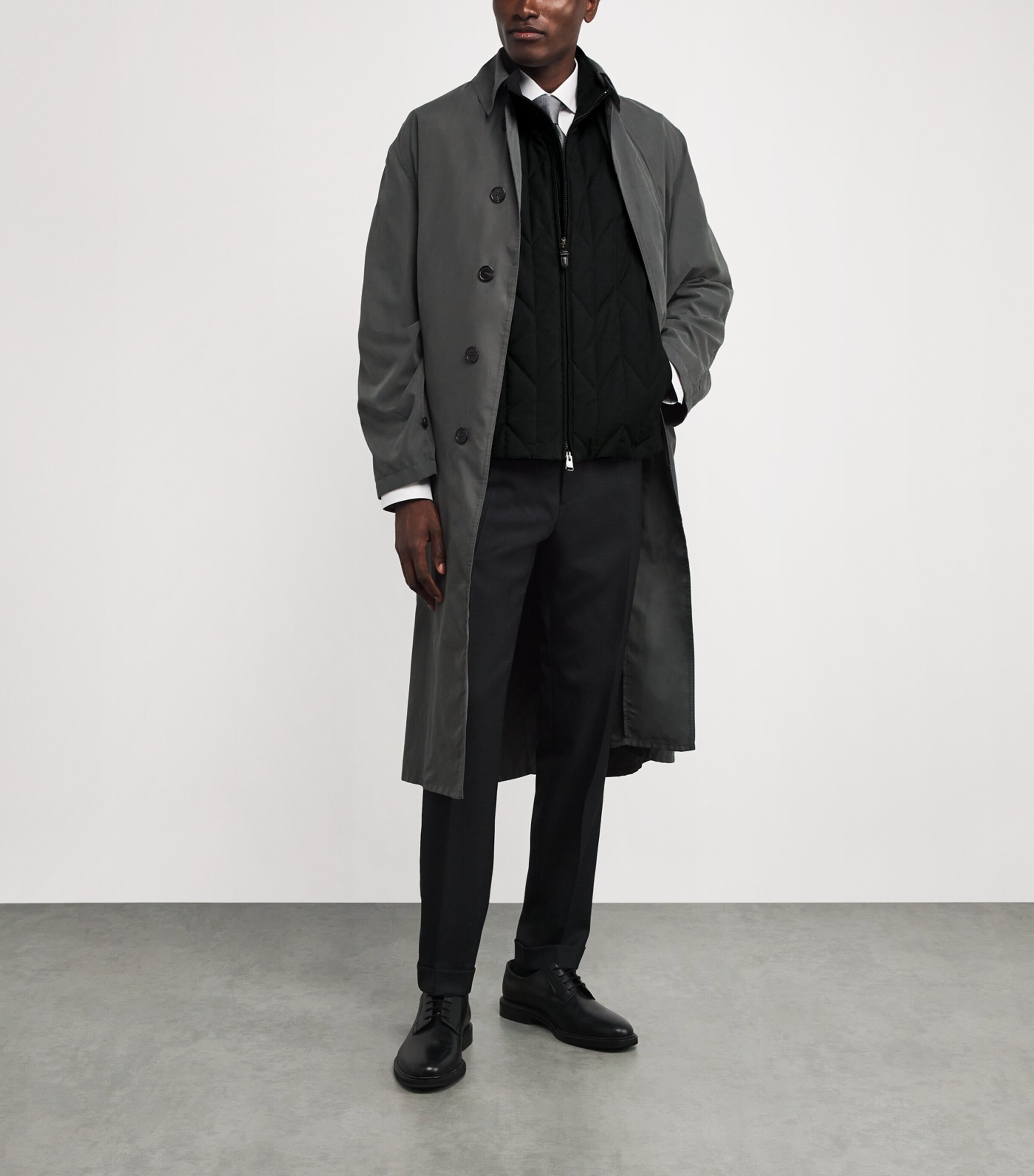 Canali Mens Weather-Resistant Gilet Image 2