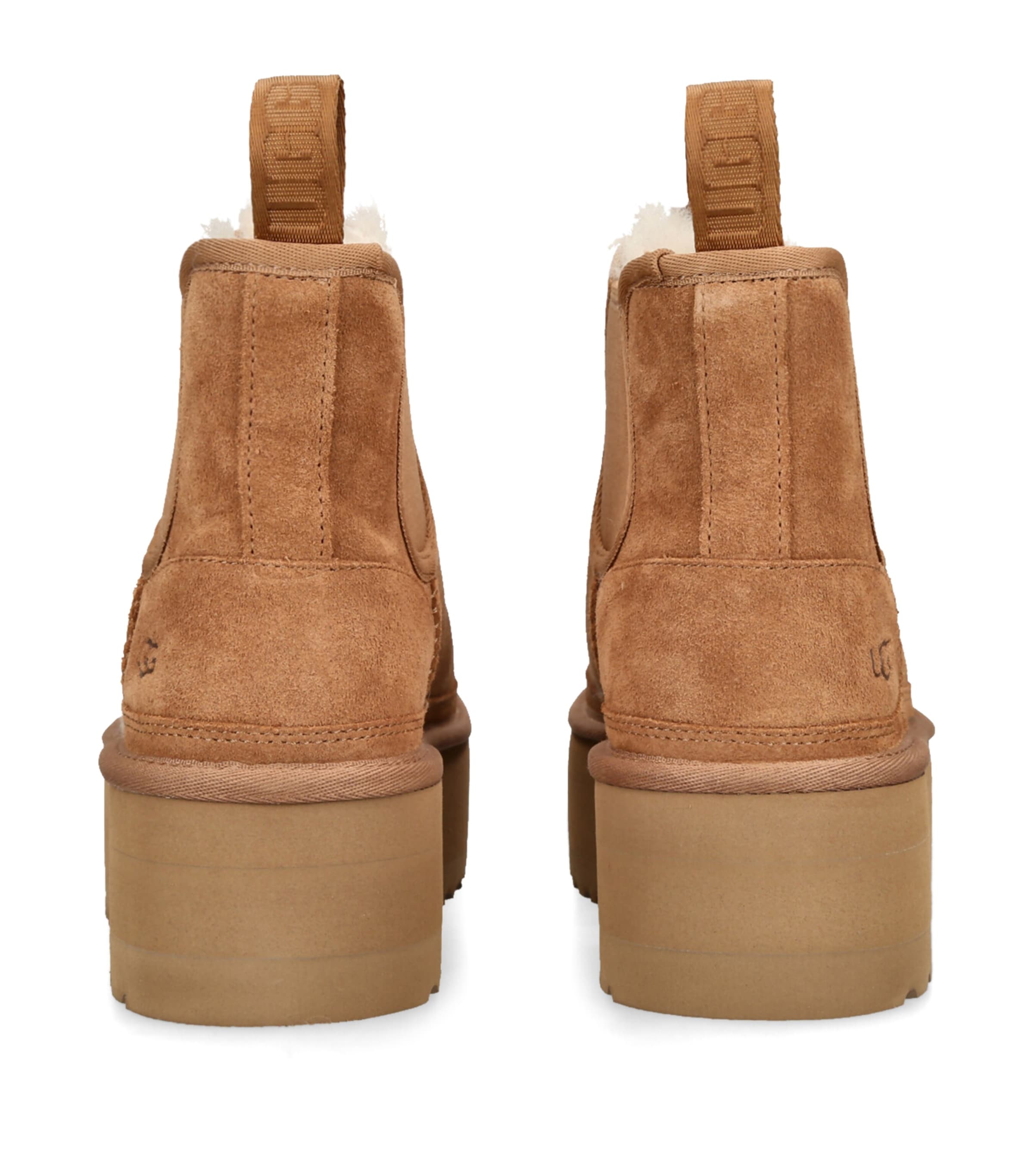 UGG Suede Neumel Chelsea Boots Tan Image 2