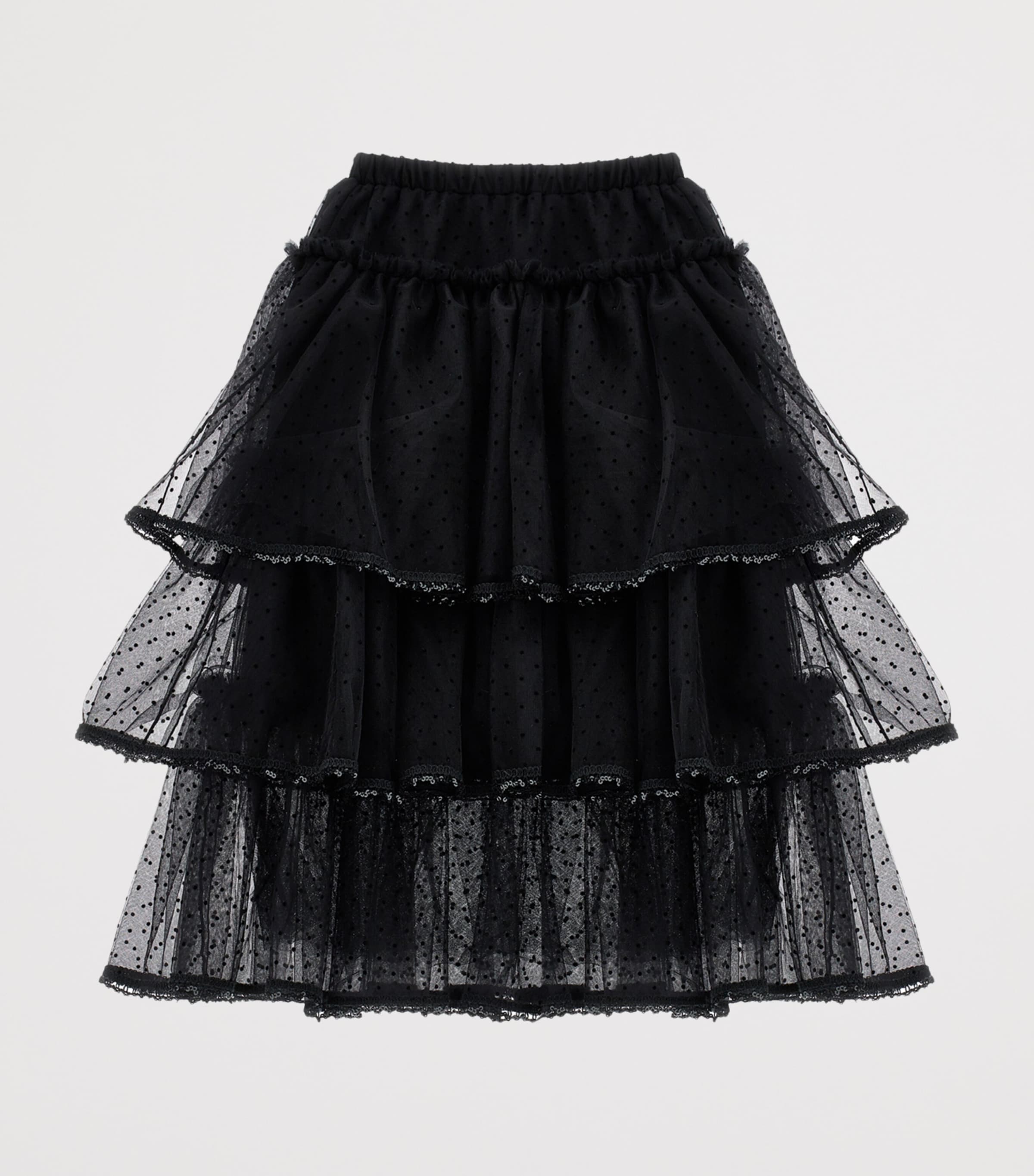 Tulle Sequinned Skirt (2-12 Years) NERO Image 2