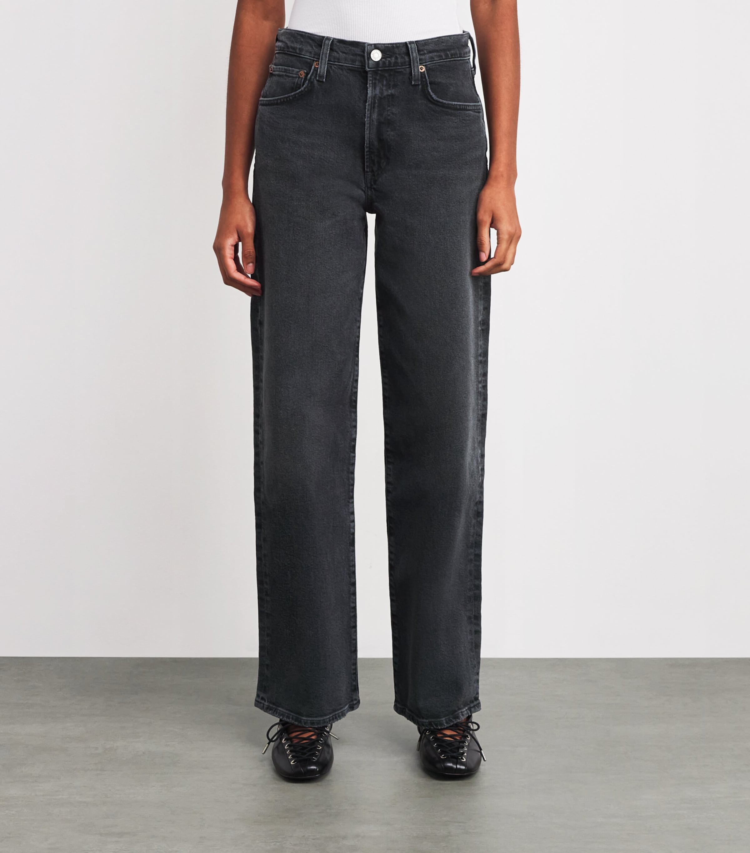 Harper Mid-Rise Straight Jeans RADS Image 3