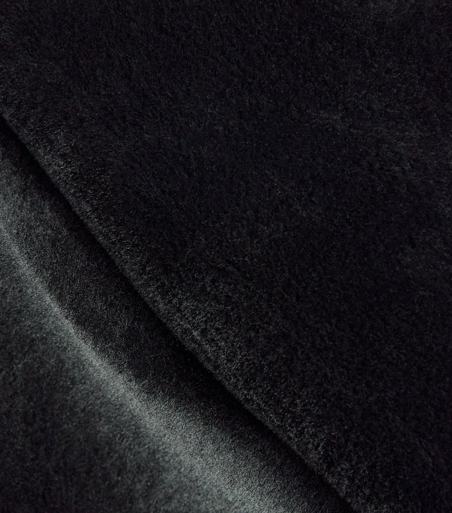 Kiton Womens Shearling Reversible Jacket Black Image 8
