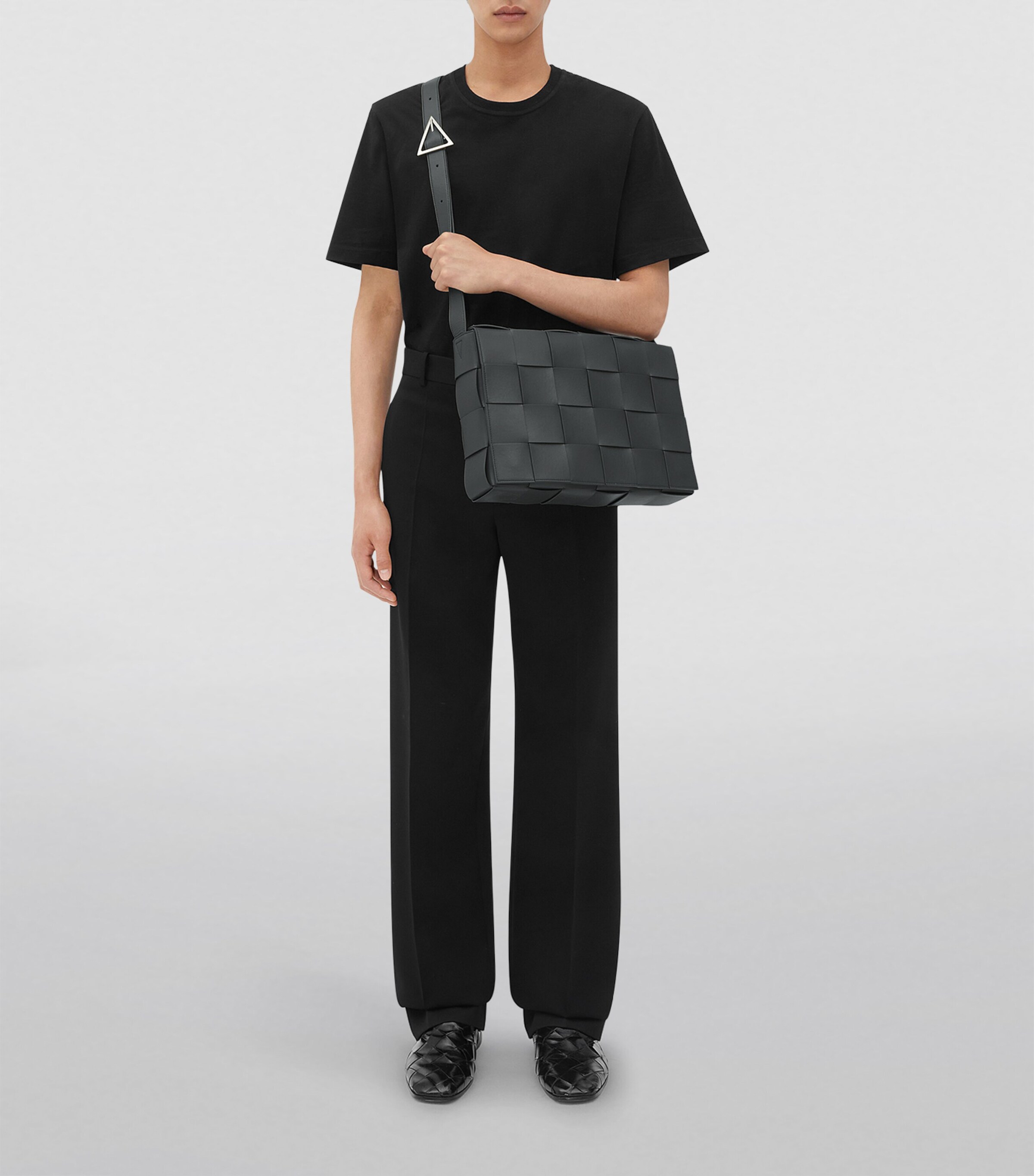 Bottega Veneta Brown Maxi Leather Cassette Camera Bag | Harrods UK