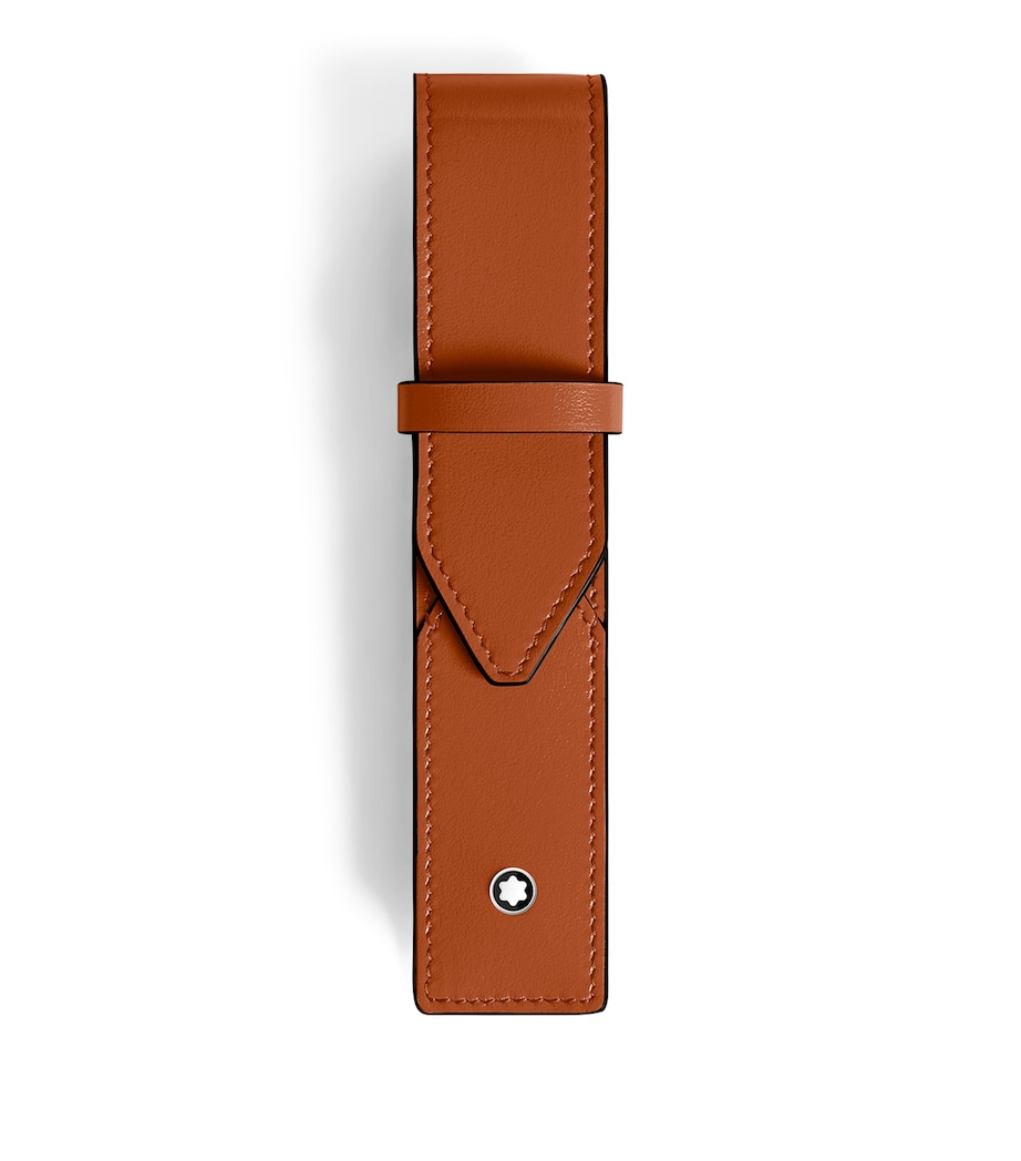 Leather Meisterstück Pen Pouch RUST Image 1