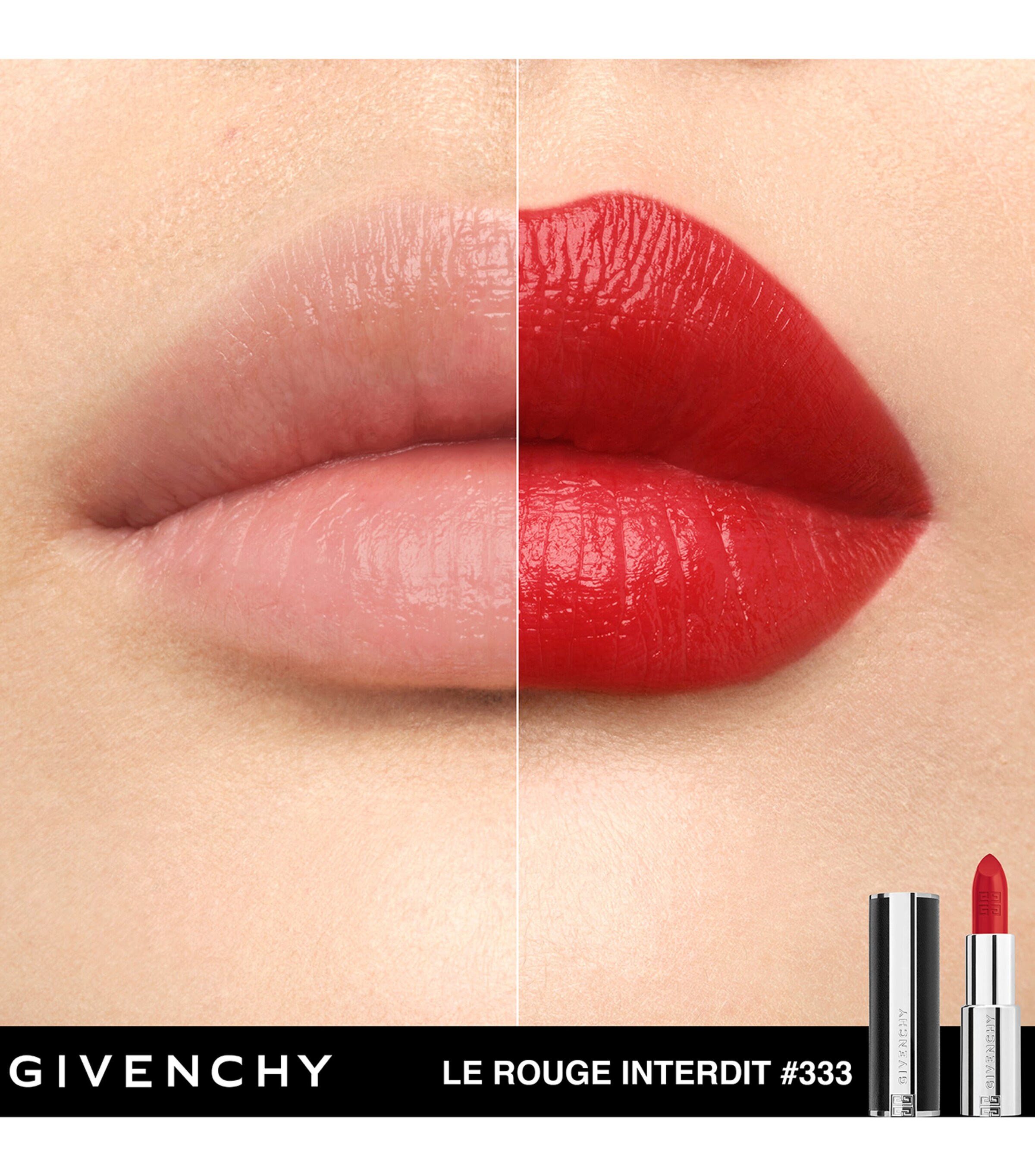 Givenchy Le Rouge Interdit Intense Silk Lipstick L'interdit Image 4