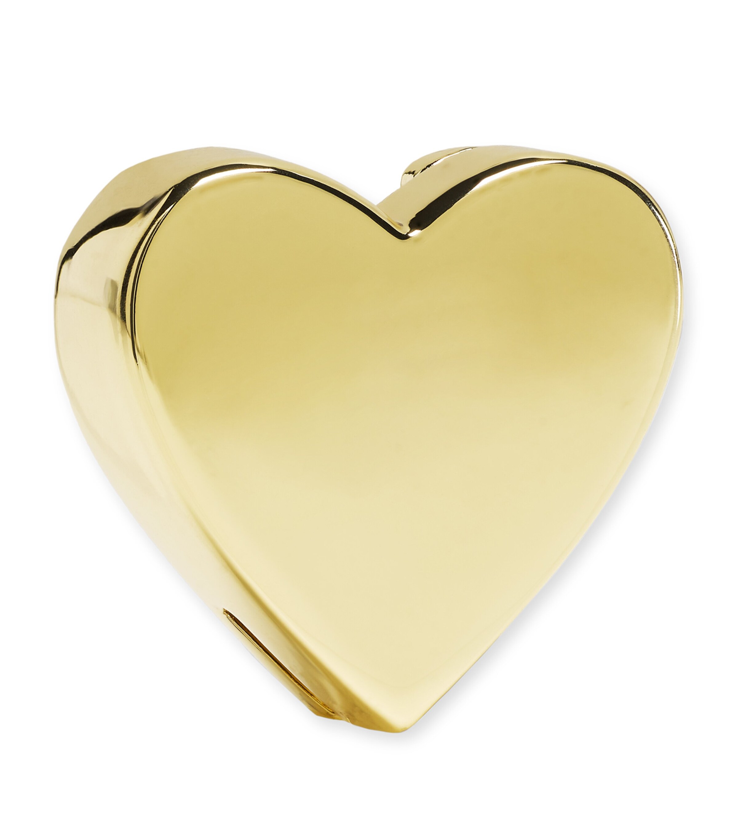 Gold-Plated Heart Notebook Charm GOLD Image 3