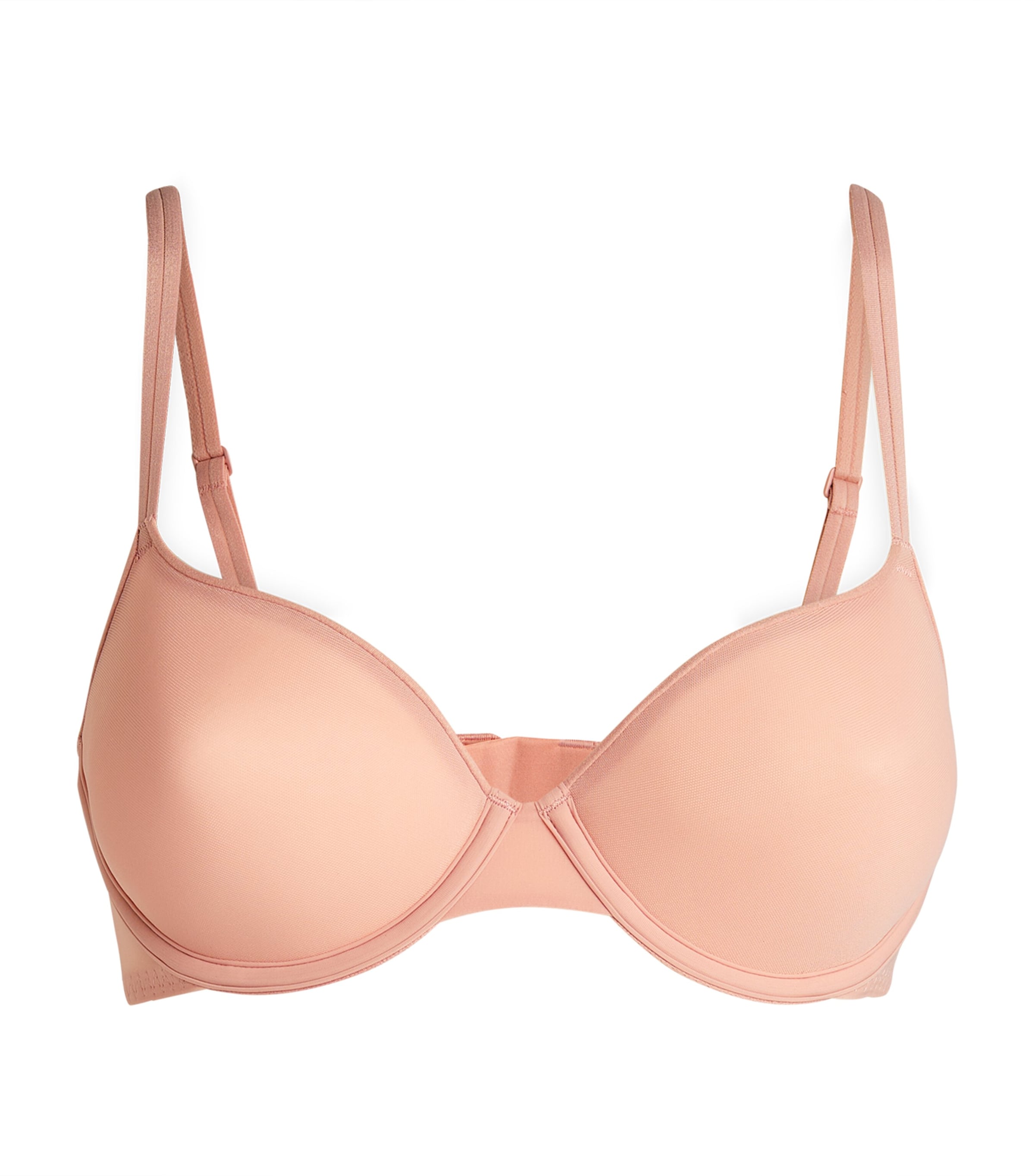 Calvin Klein Sheer Marquisette Demi Bra In Nude