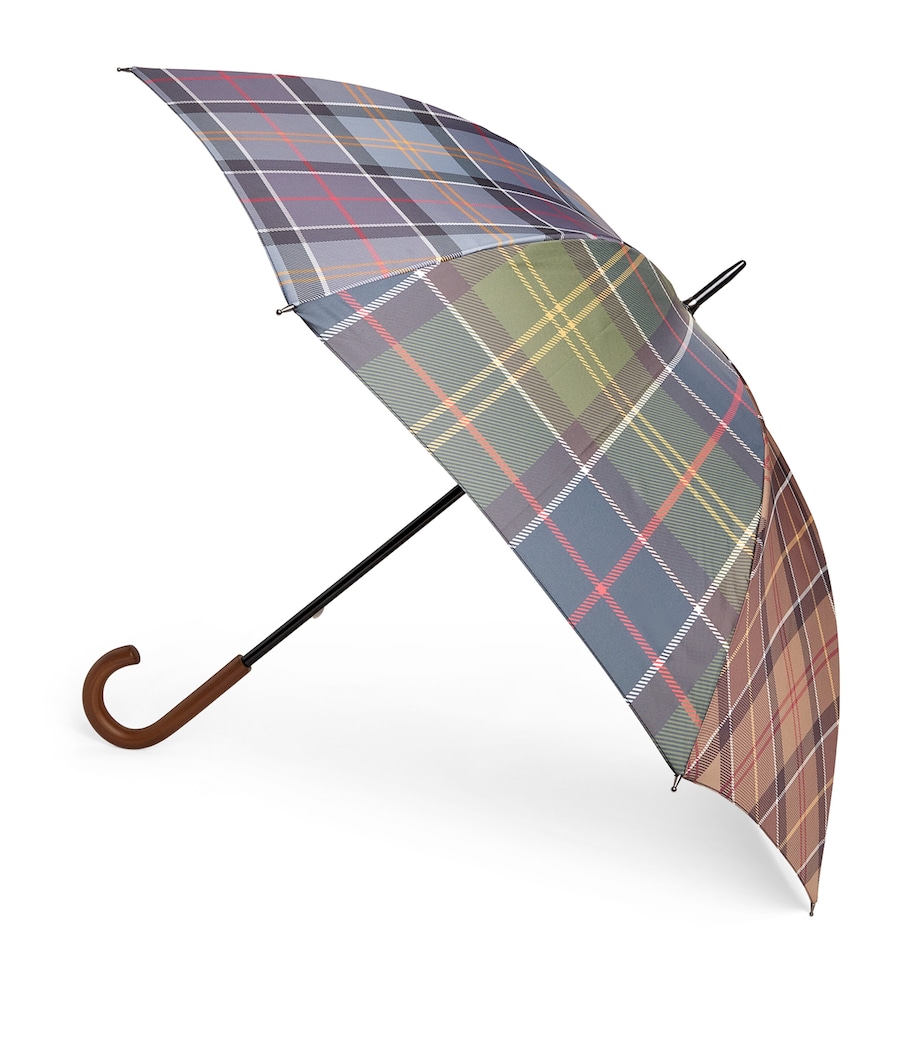 x Paul Smith Tartan Print Umbrella MIXED TARTAN Image 1