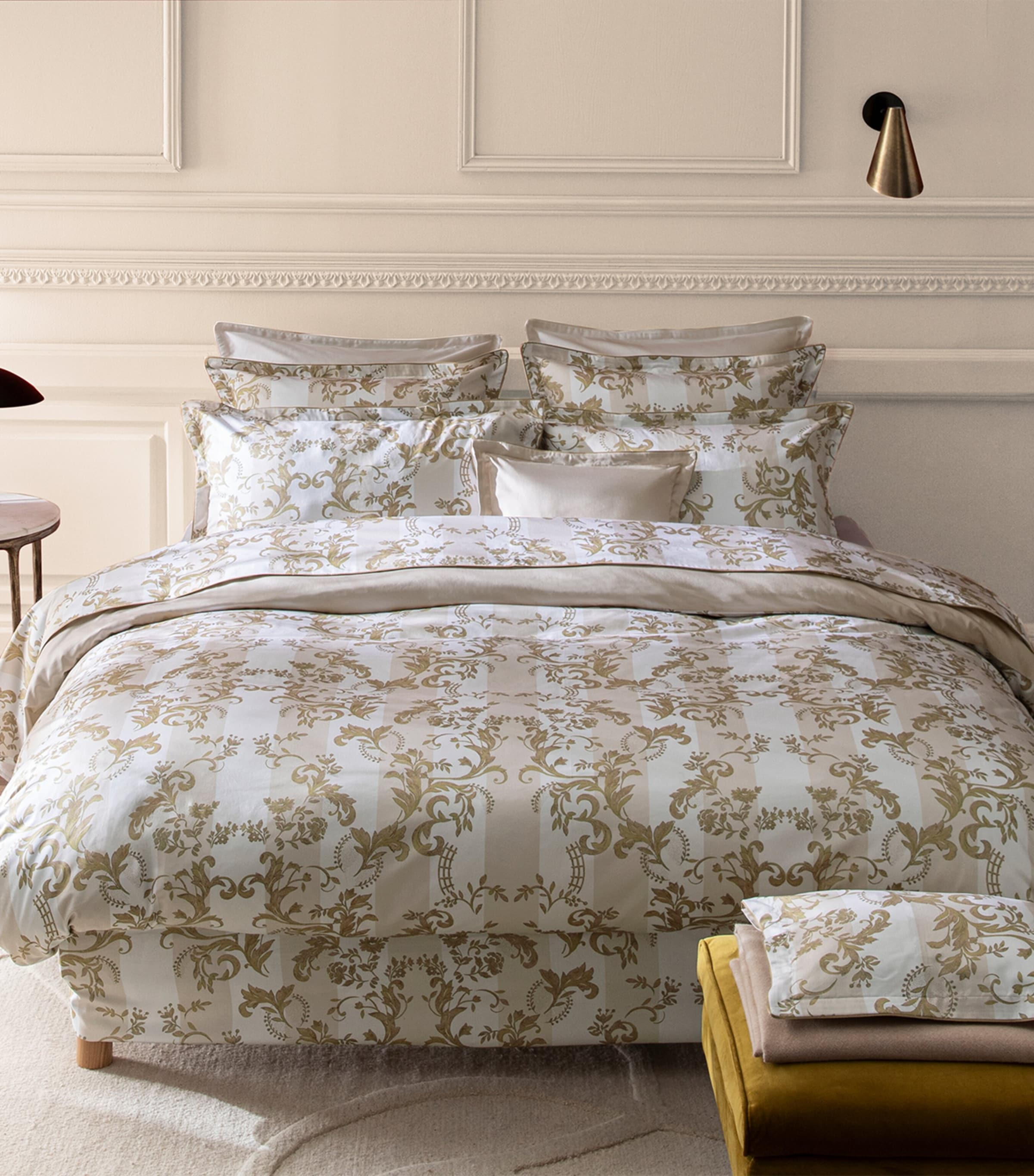 Organic Cotton Opera King Duvet Cover (230cm x 200cm) BEIGE Image 2