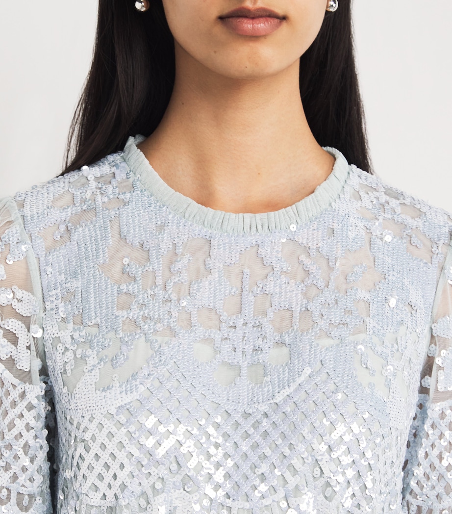 Snowdrop Maxi Dress FRENCH BLUE Image 6