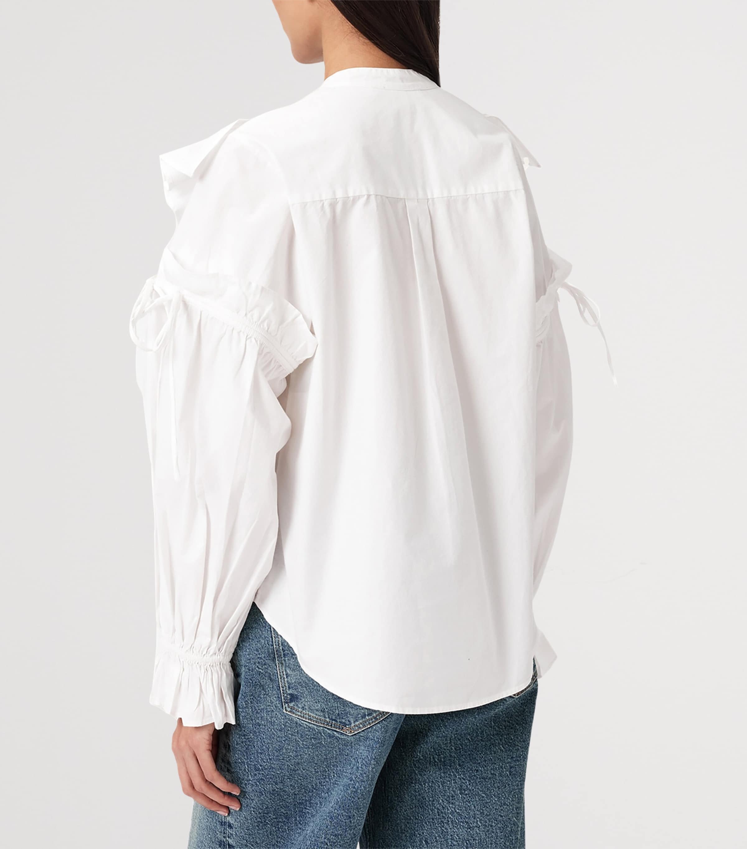 Cotton Poplin Lulu Shirt OPTIC WHITE Image 5