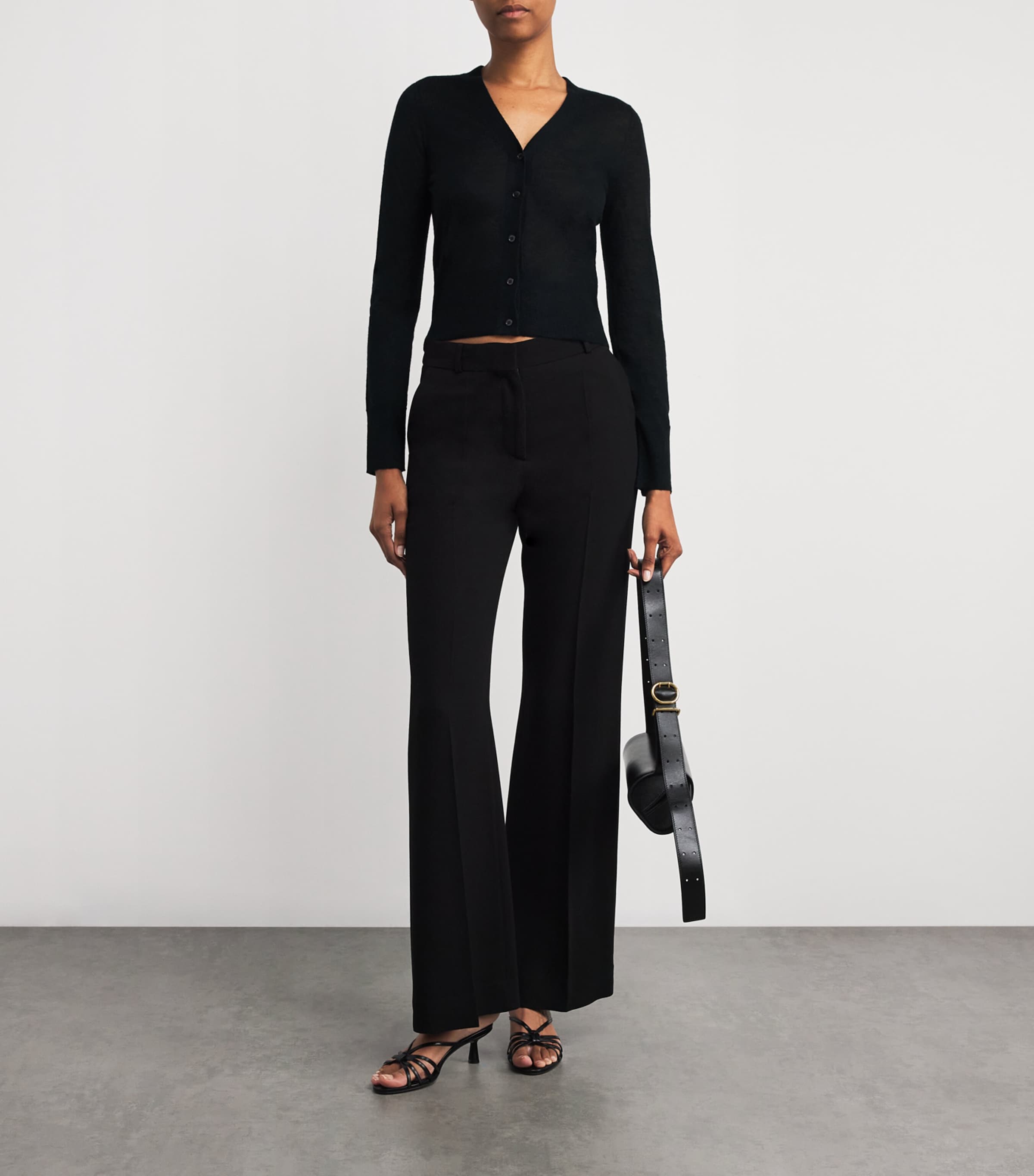 Cashmere Cashair Cardigan BLACK Image 2