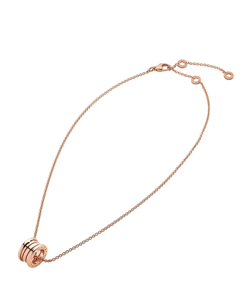 Bvlgari Rose Gold B.zero1 Necklace Pink Gold