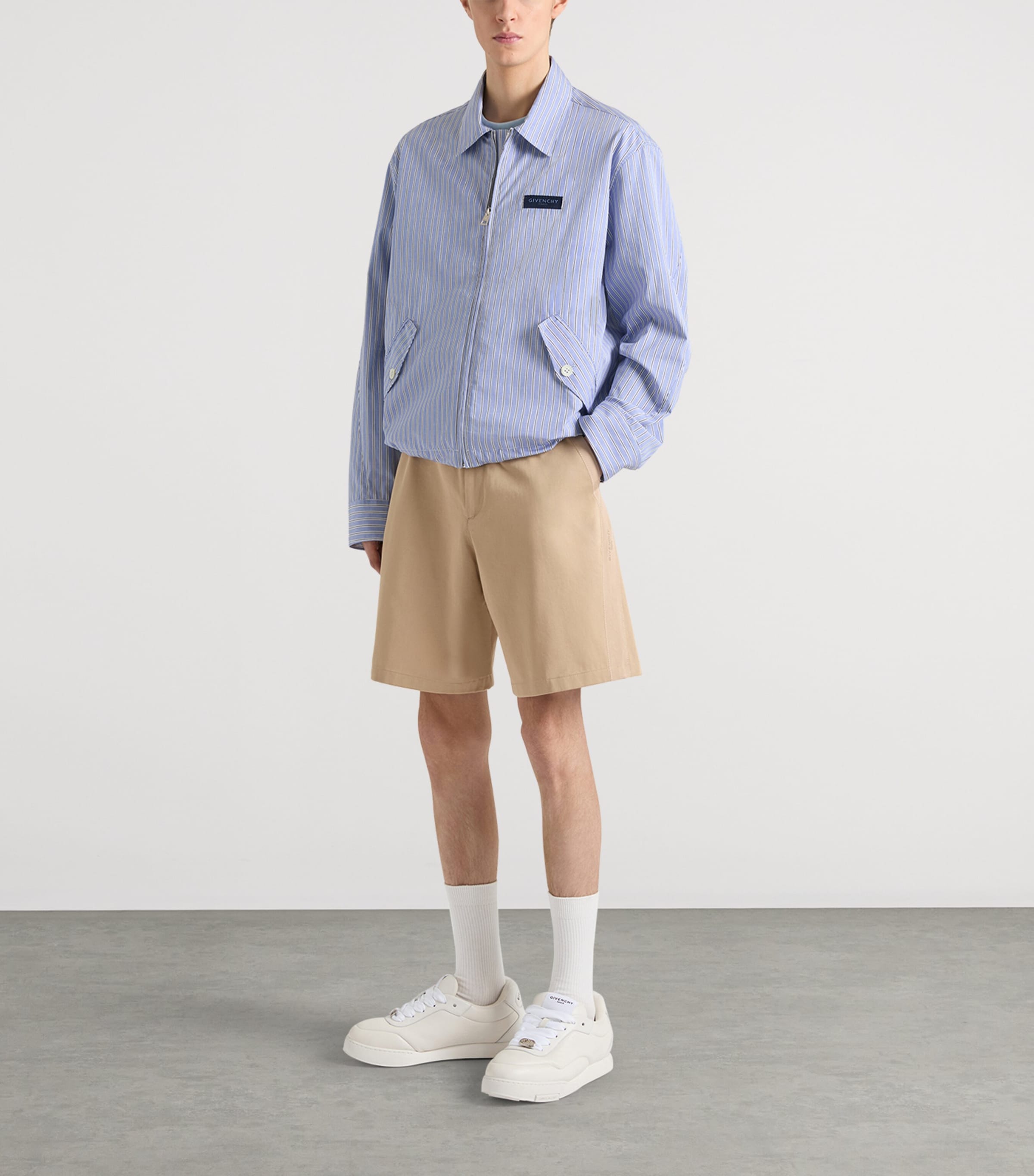 Givenchy Mens Cotton Stripe Jacket Image 2