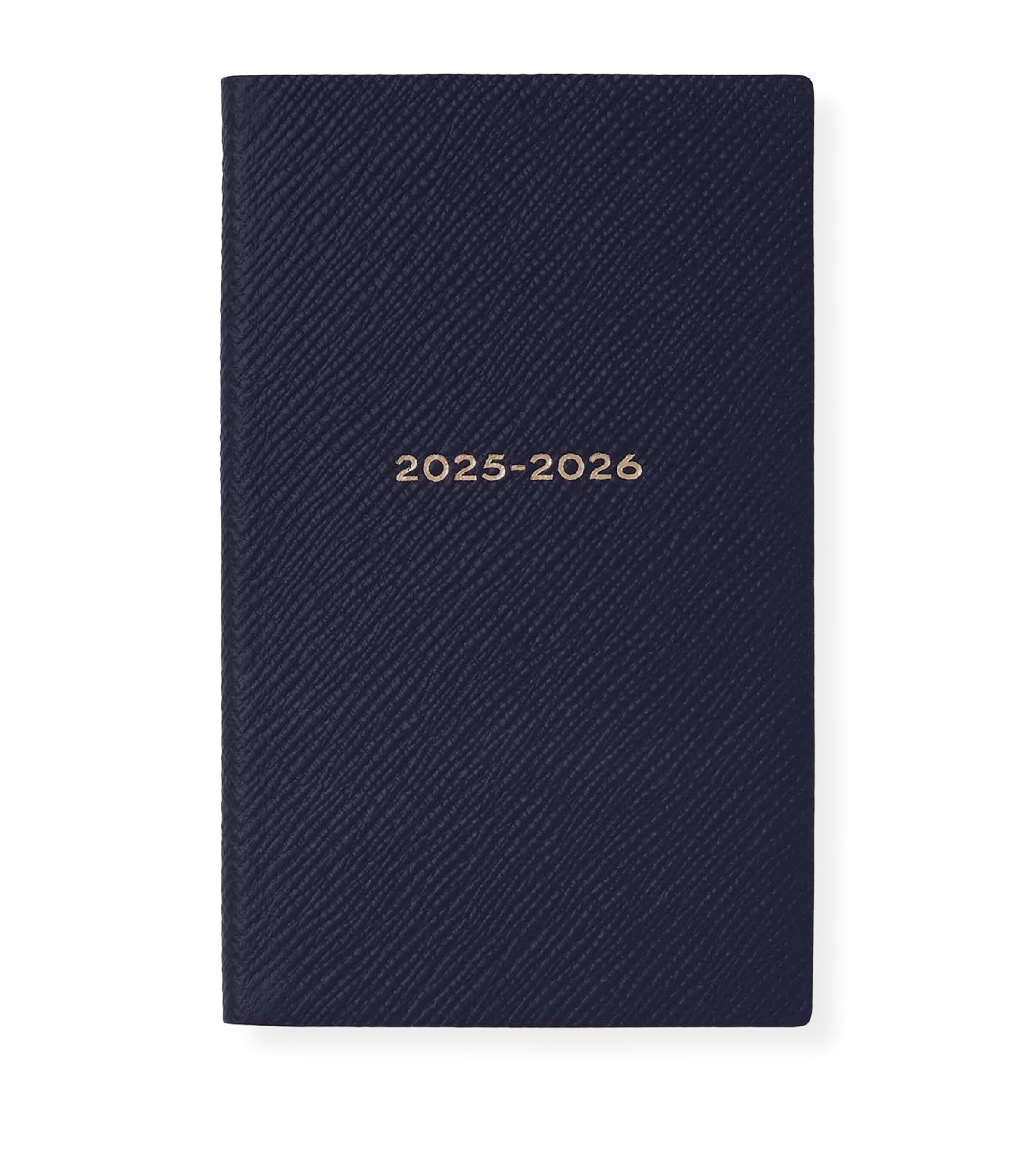 Smythson Panama Leather Weekly Diary 2025 Navy Image 1