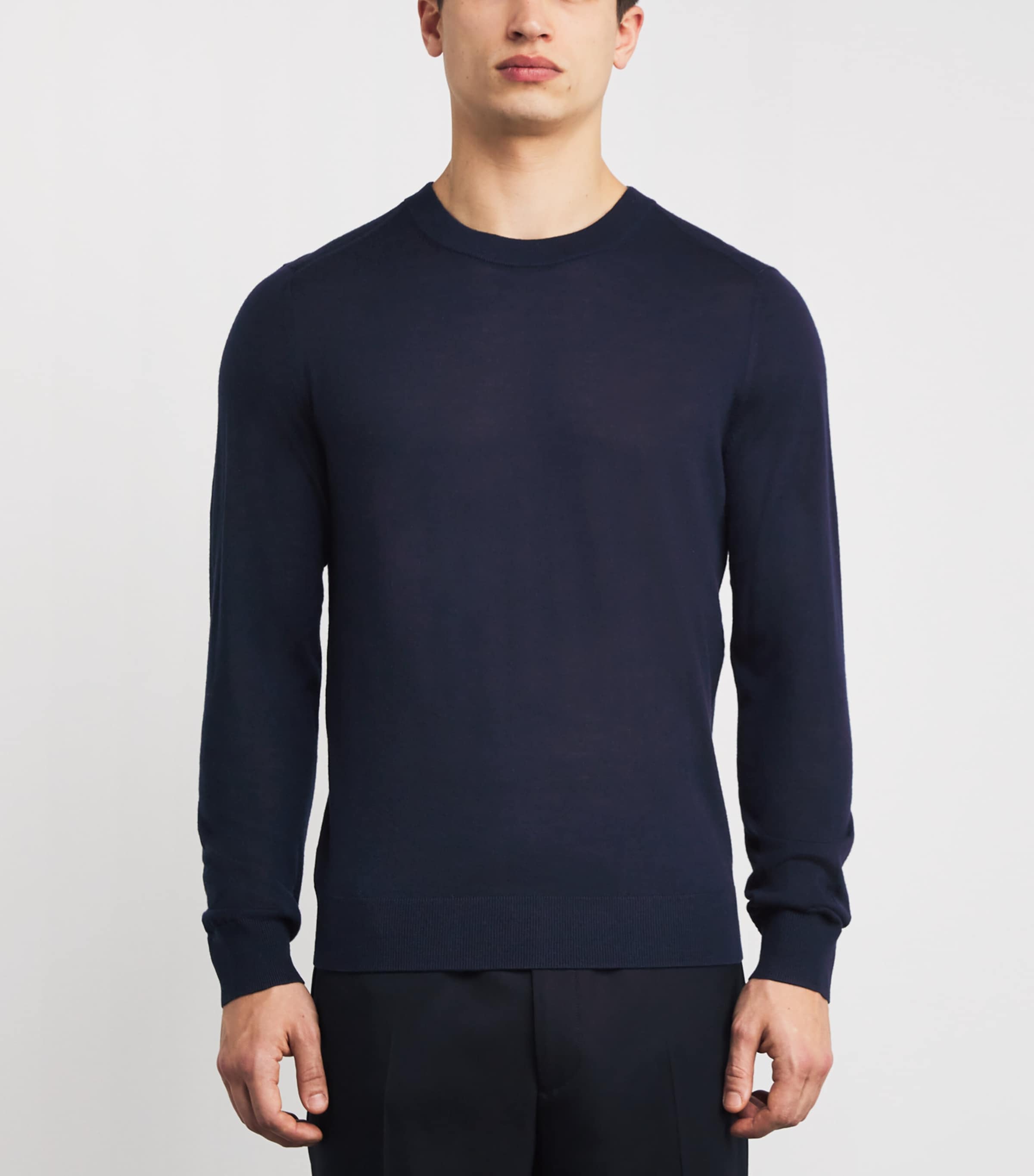 Merino Wool Sweater NAVY - 49 Image 3