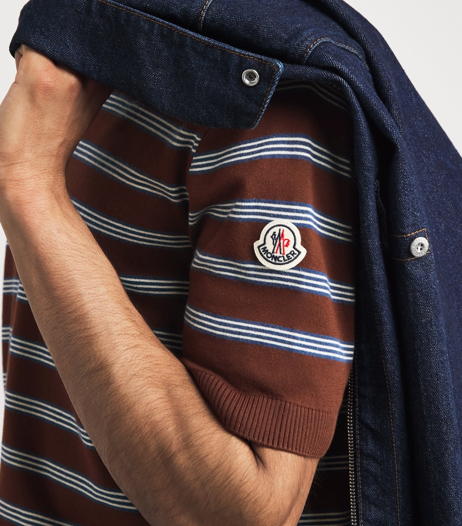 Moncler Mens Cotton Polo Shirt Image 3