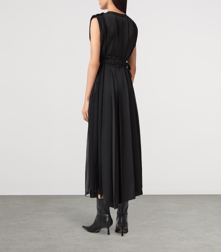 Satin Amala Dress BLACK Image 5