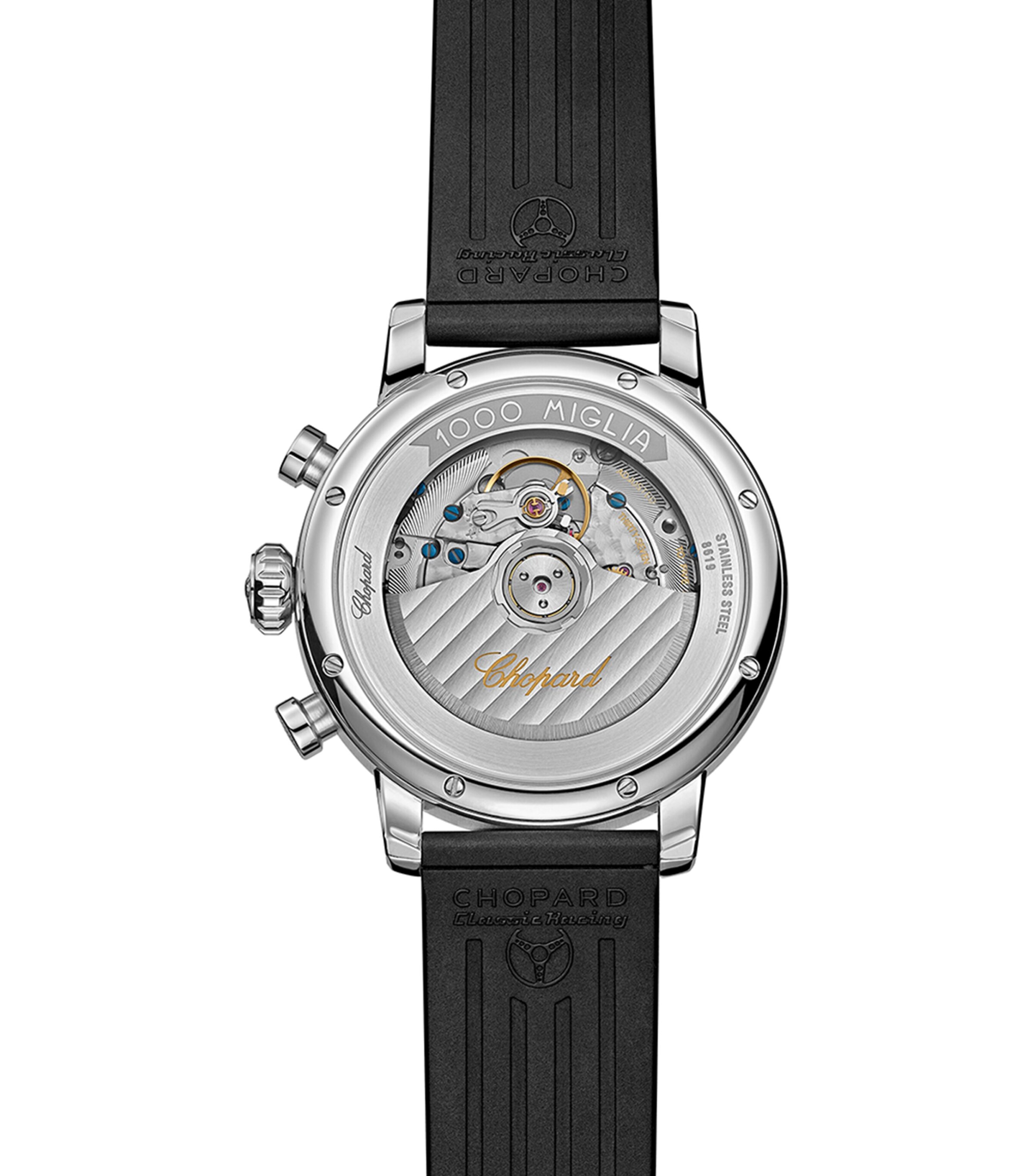 Chopard Lucent Steel Mille Miglia Chronograph Watch 40.5mm Stainless Steel Image 7