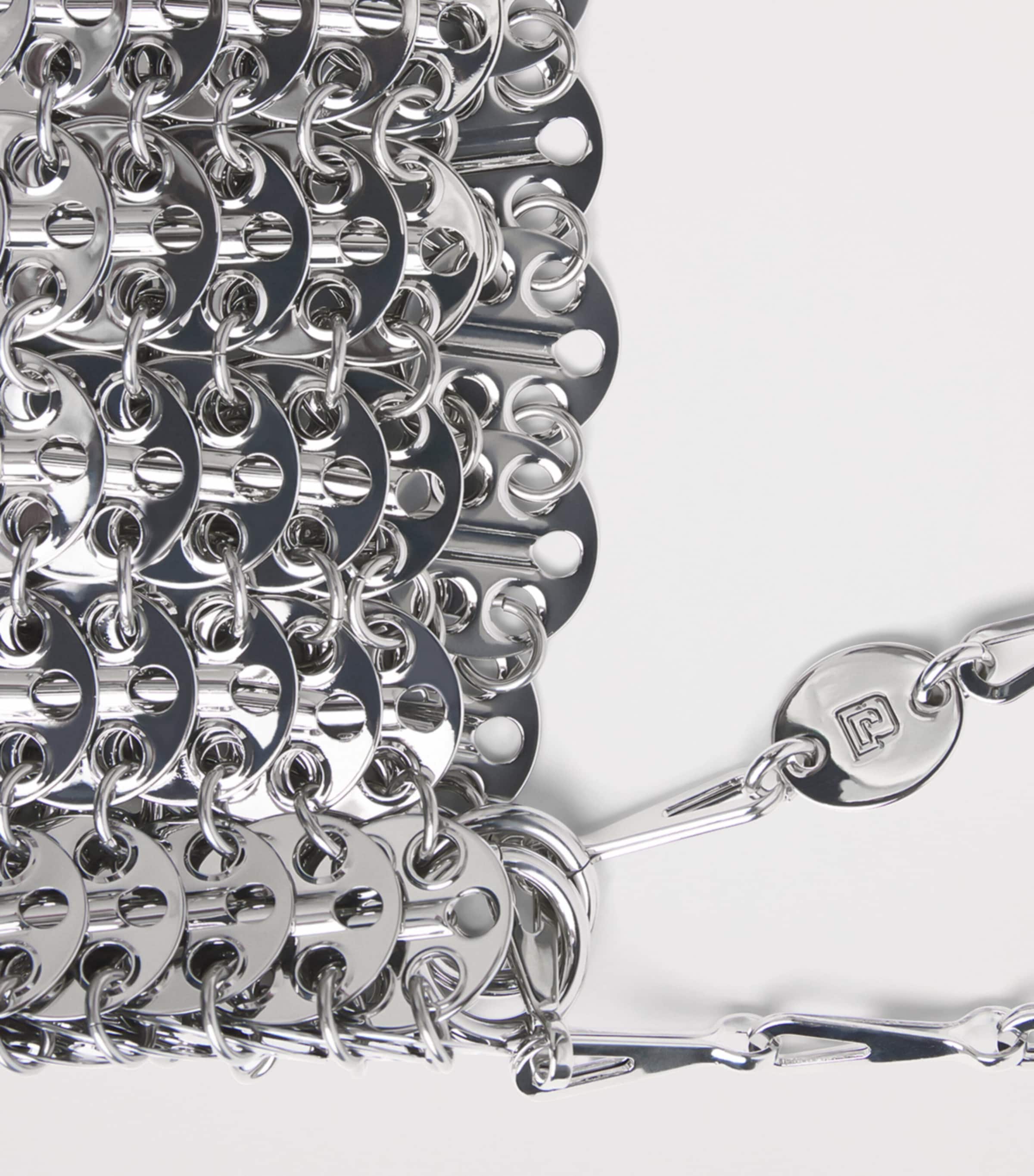 Rabanne Silver Chainmail Nano Bag | Harrods US