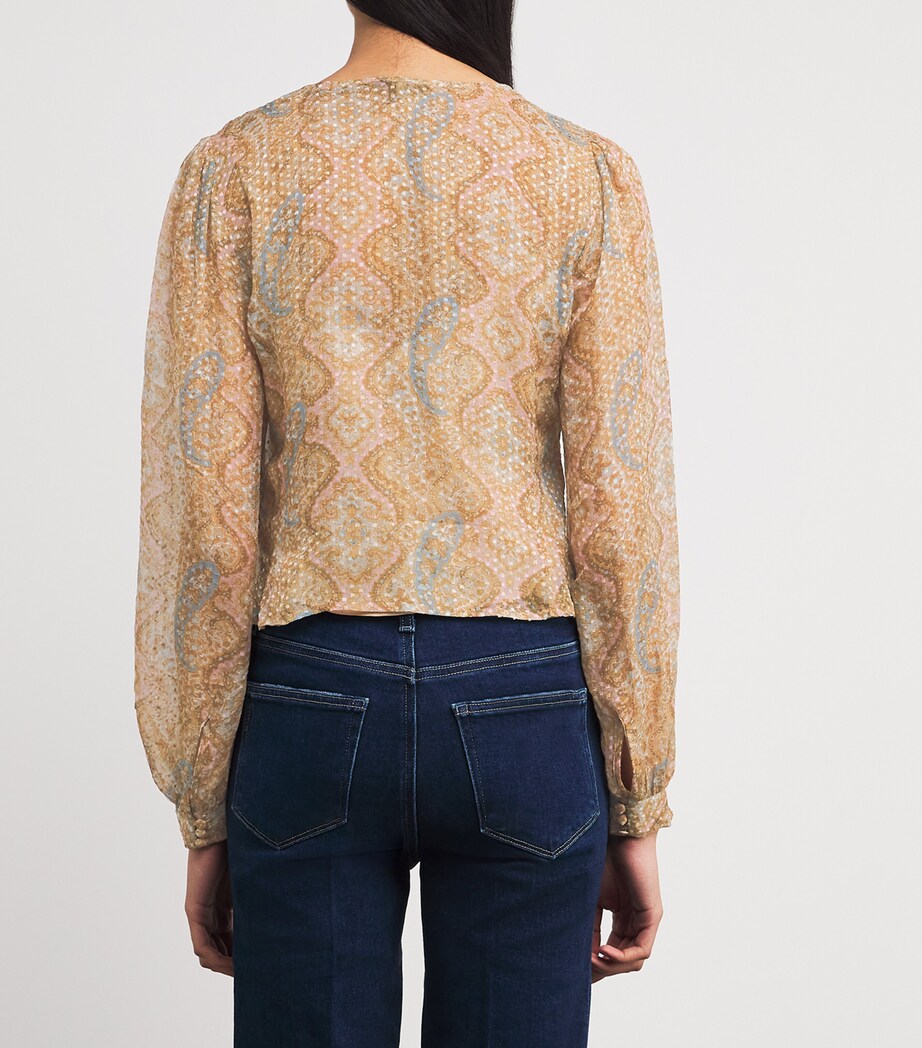 Devoré Dezi Blouse HONEY MULTI Image 4