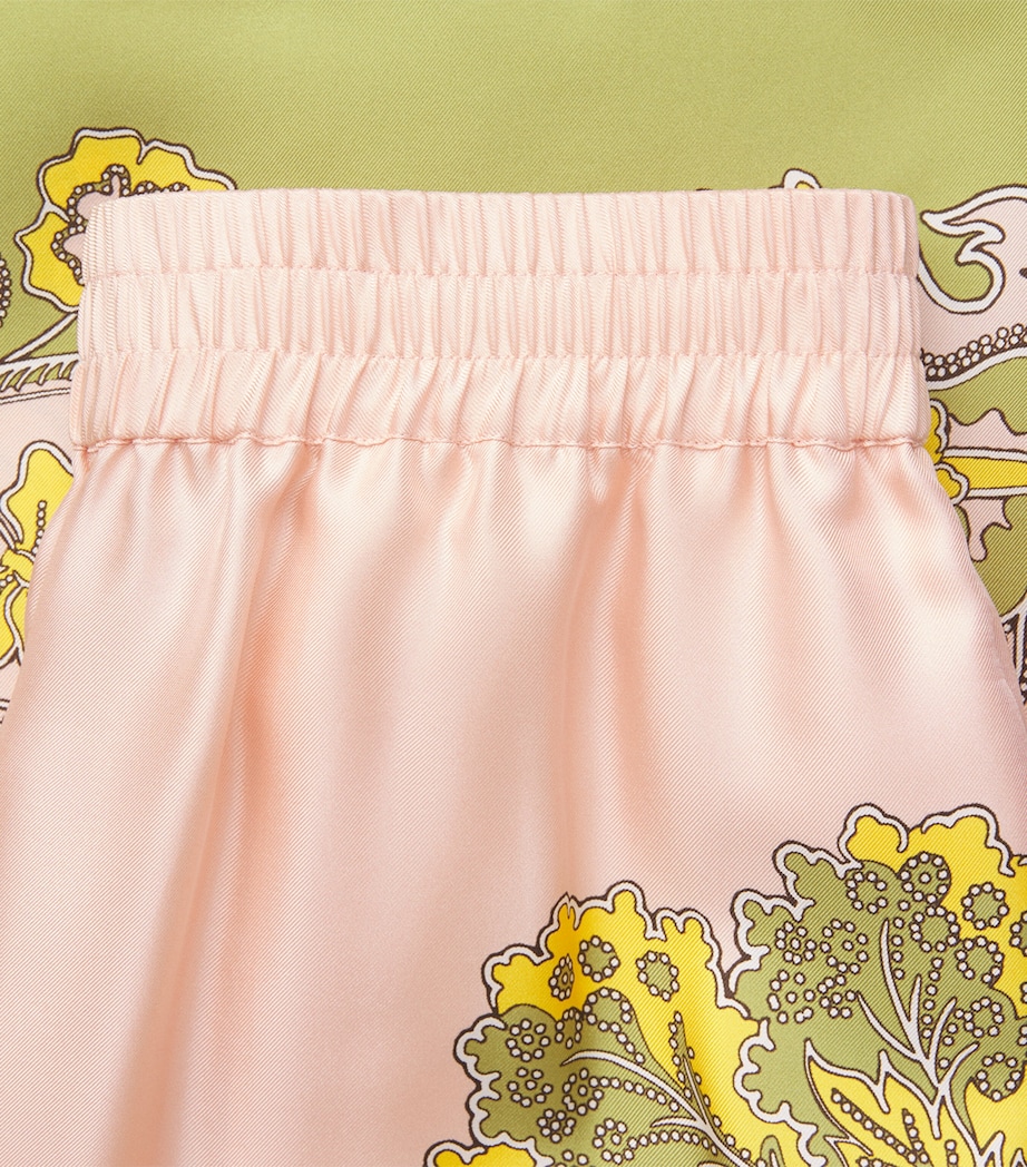 La Doublej Womens Silk Palazzo Trousers Swathe Placée Image 6