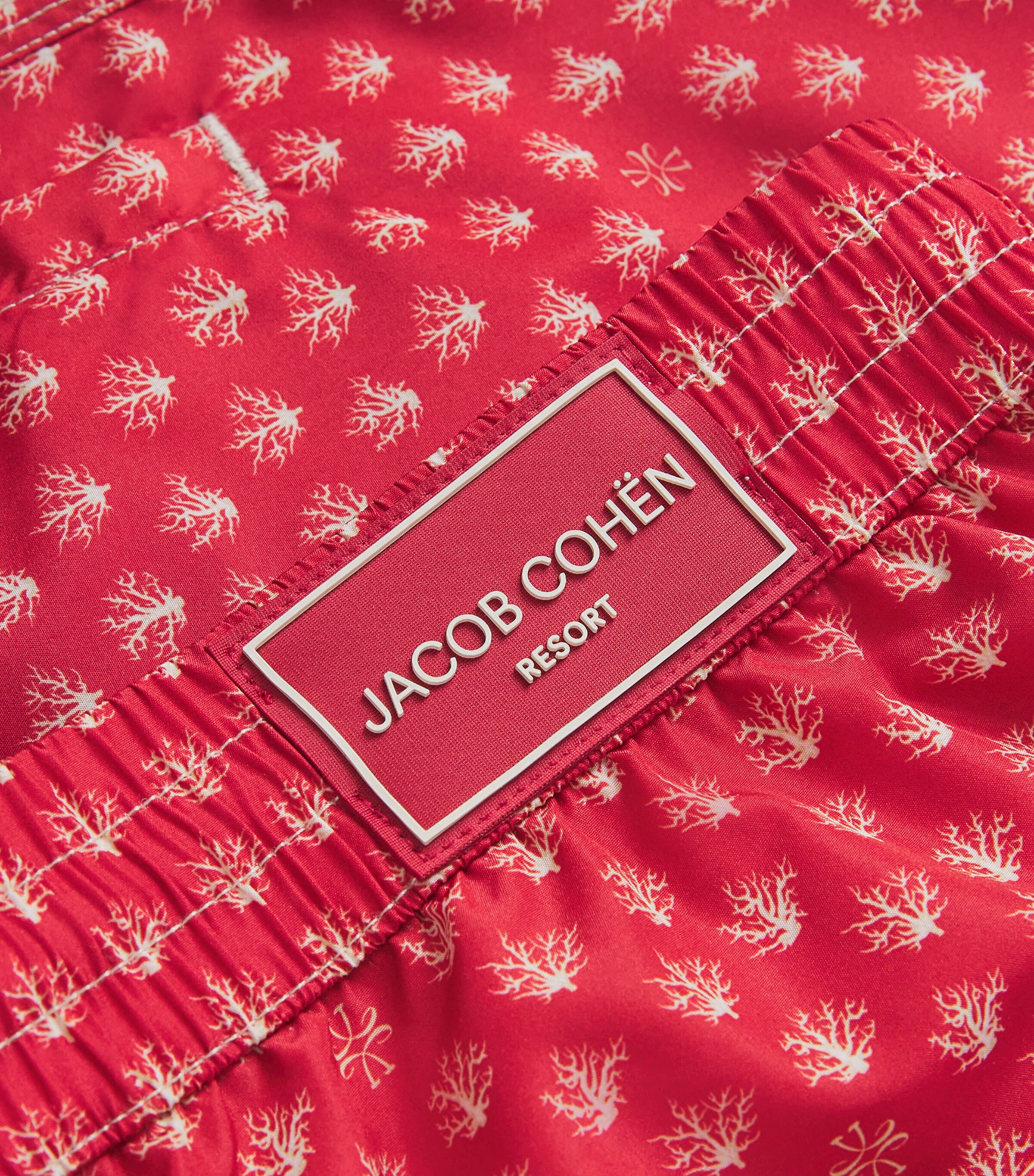 JACOB COHËN Mens Coral Print Bermuda Swim Shorts Image 5