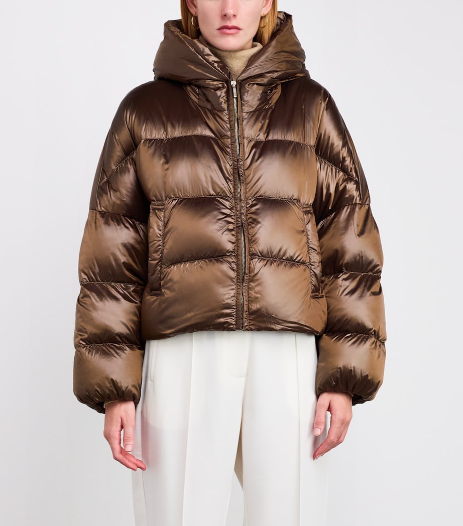 The Cube Quilted Jacket BEIGE GOLDEN Image 3