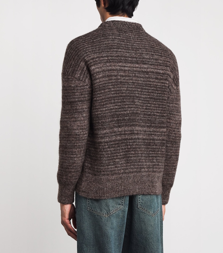 Wool-Blend Stripe Burley Sweater MULTI Image 4
