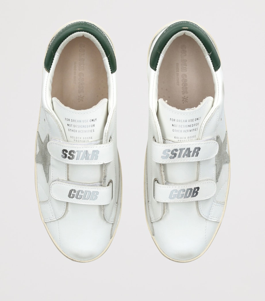 Leather Old School Sneakers WHITE/COMB Image 4