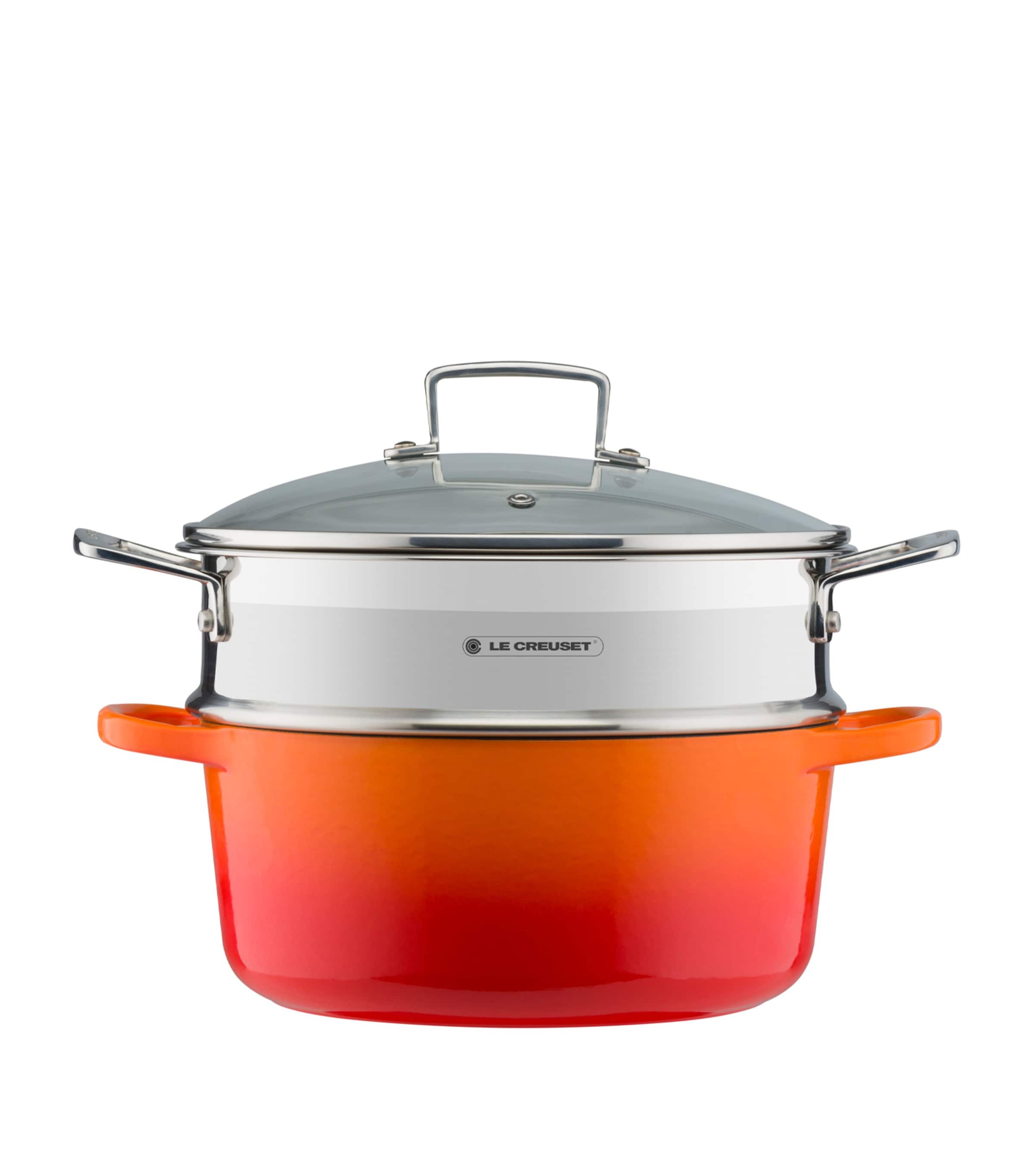 3-Ply Stainless Steel Sauté Multi-Steamer with Glass Lid (24cm) STAINLESS STEEL Image 3