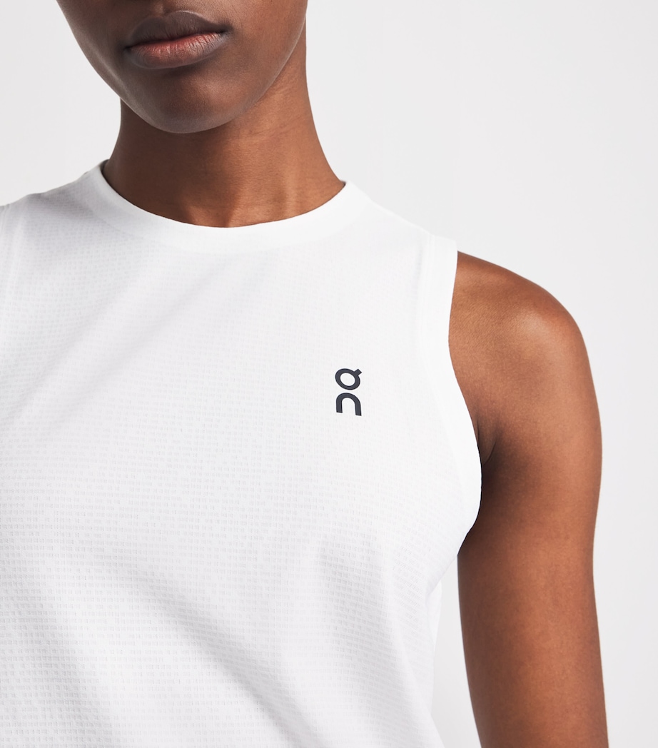 On Womens Court Tank Top White Image 3