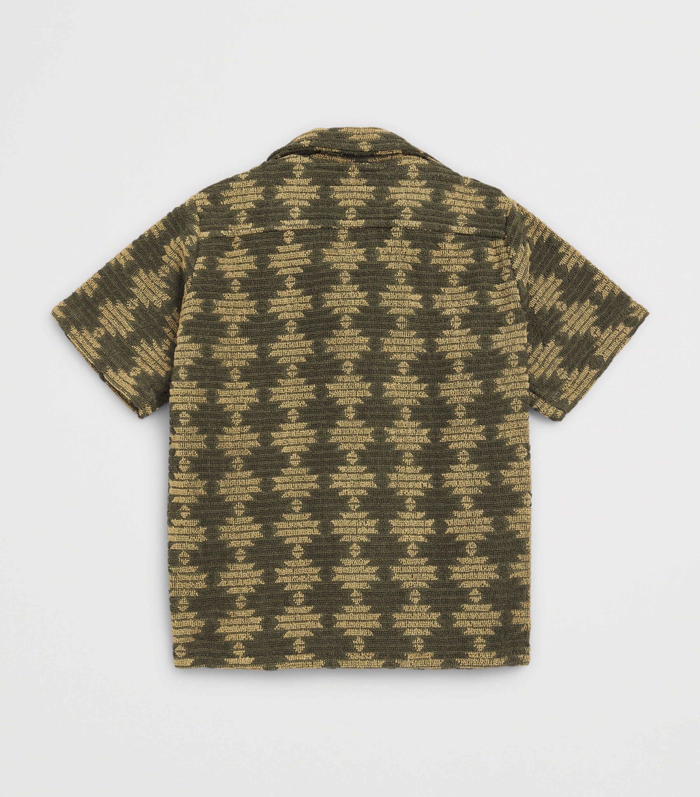 OAS Mens Terry Forti Nicaro Shirt Dk Green Image 2