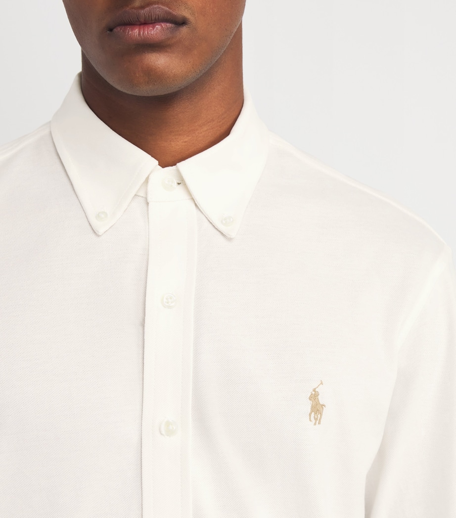 Cotton Featherweight Mesh Shirt NATURAL Image 6