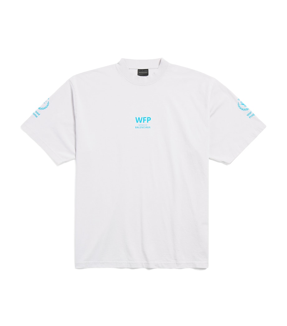 Cotton WFP Oversized Logo T-Shirt 9012 Image 1