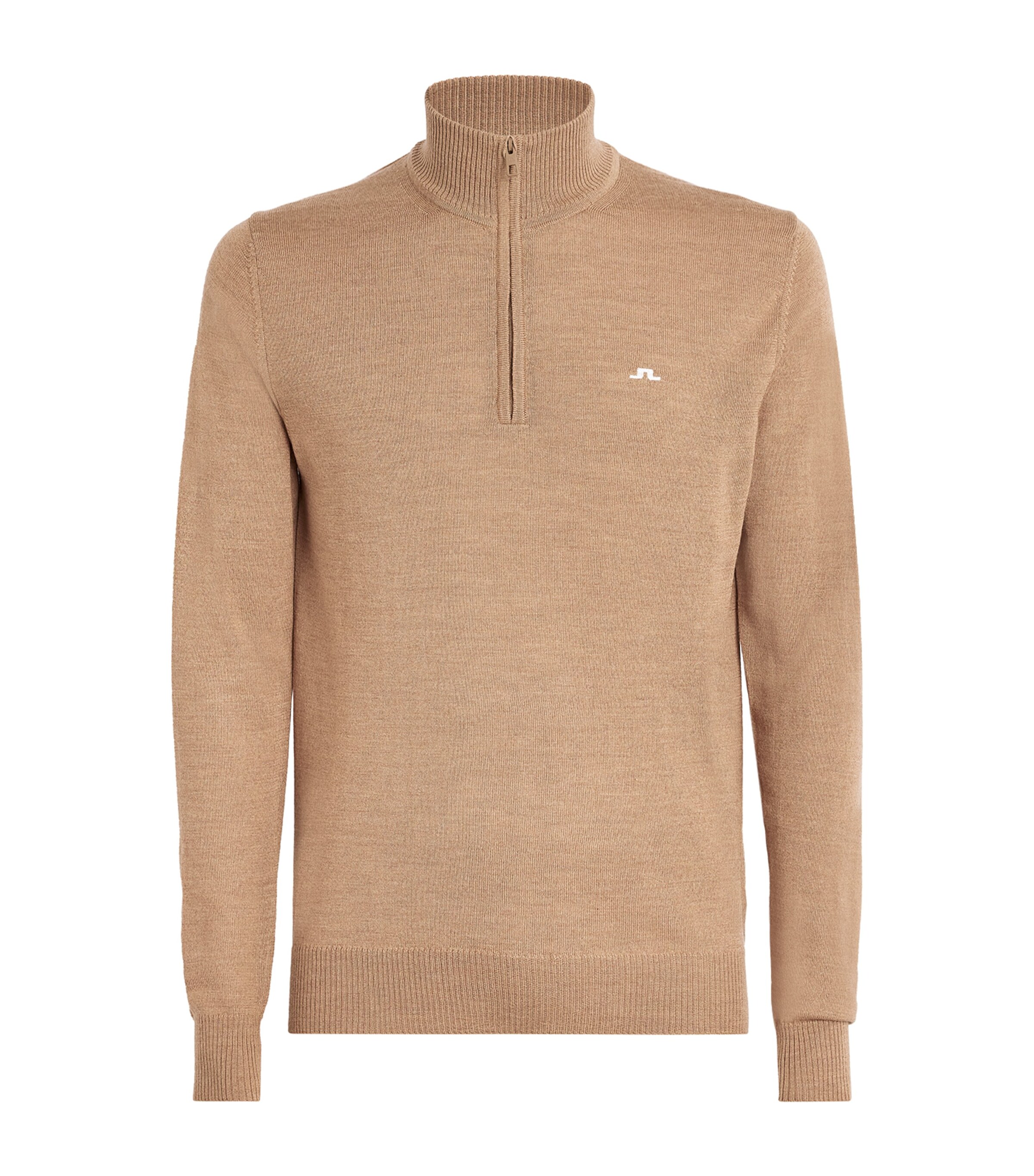 J. LINDEBERG MERINO WOOL QUARTER-ZIP KIAN SWEATER