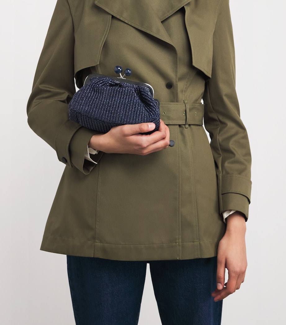 Small Raffia-Effect Pasticcino Bag ULTRAMARINE Image 5