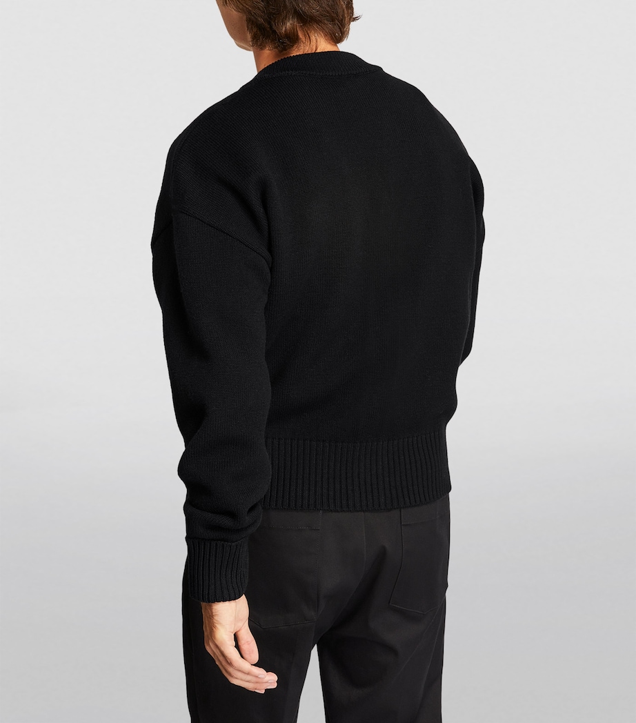 Ami de Coeur Cardigan BLACK/RED/009 Image 4