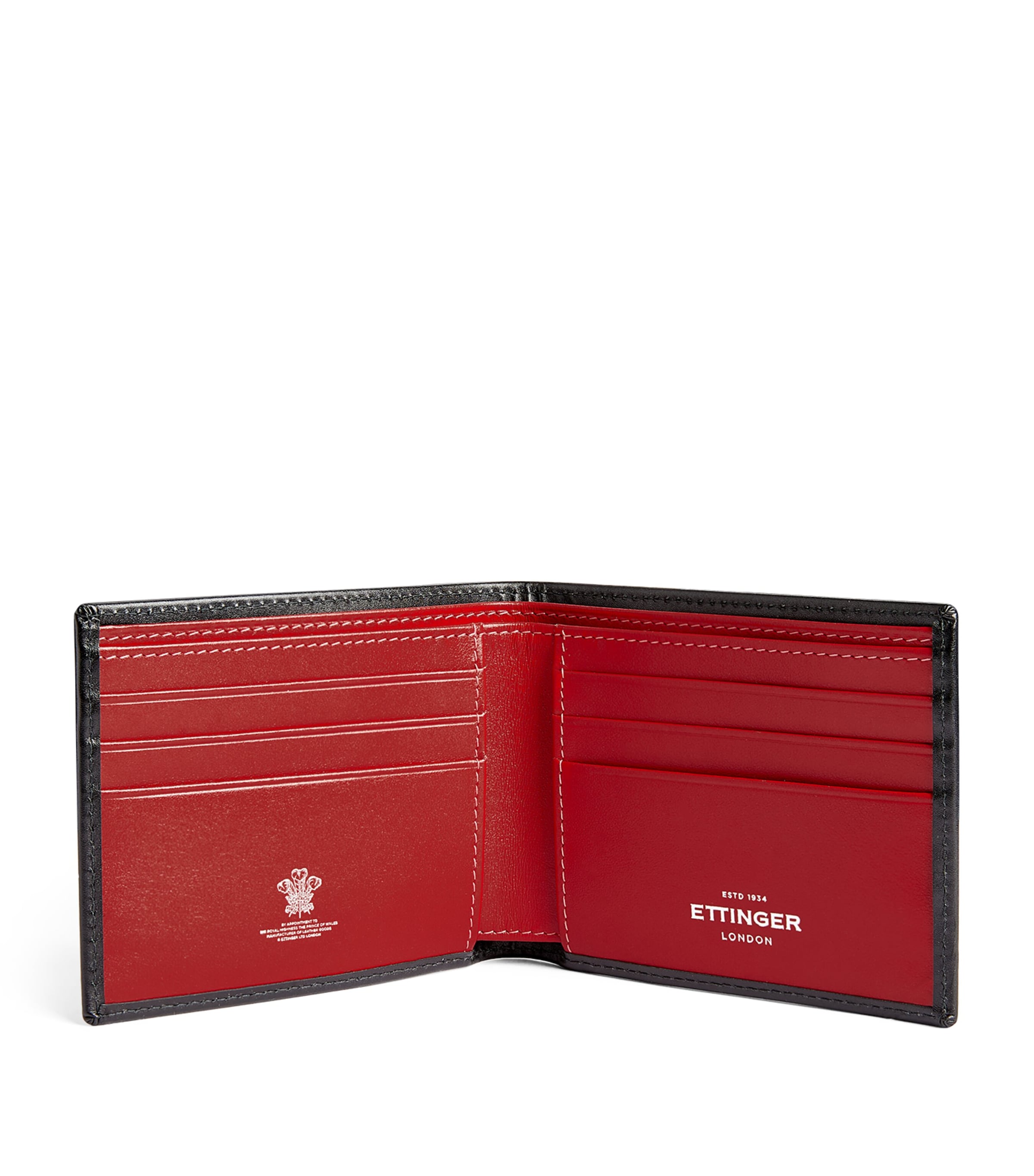 Ettinger Leather Sterling Bifold Wallet Red Image 3