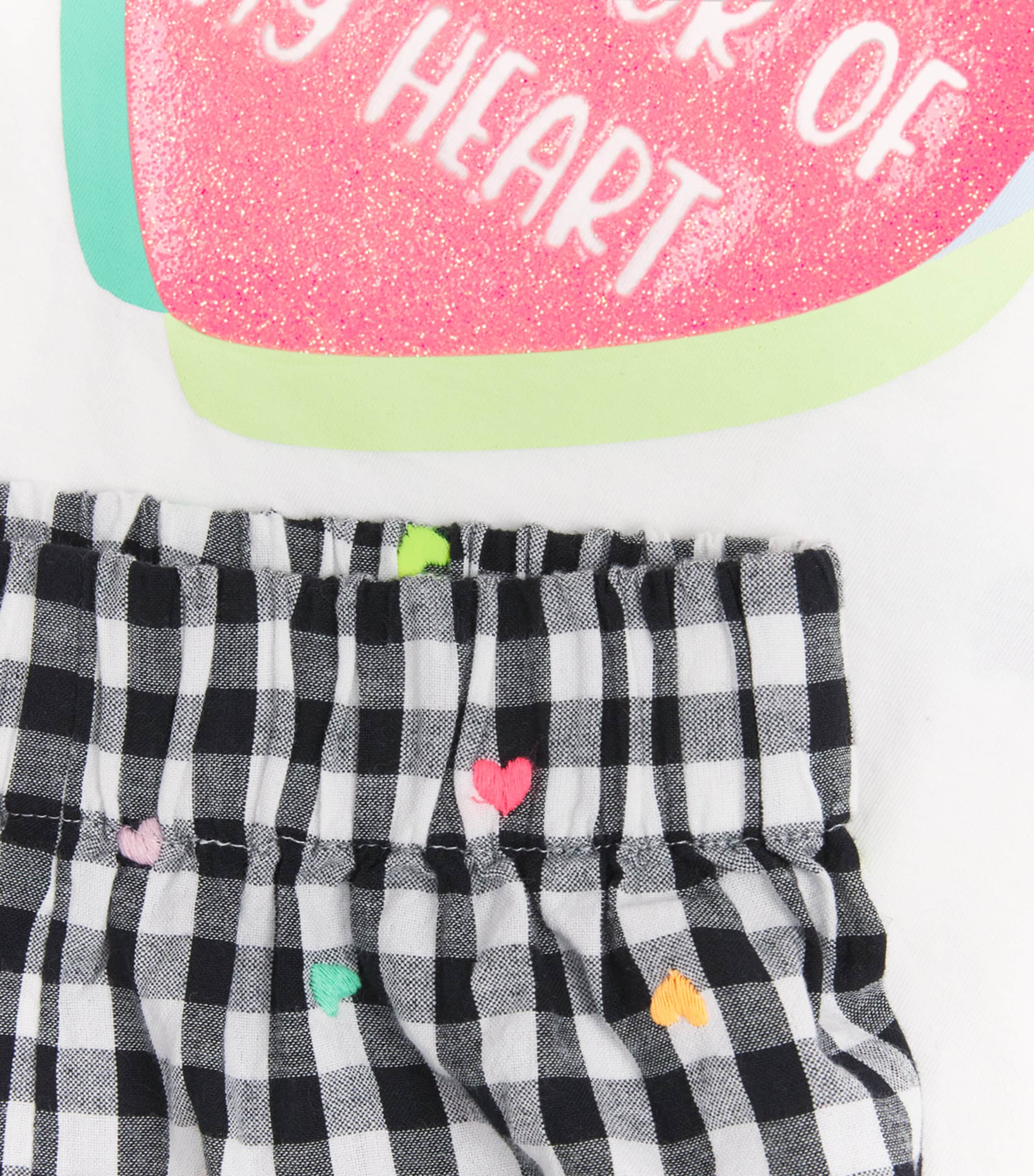 Cotton T-Shirt and Shorts Set (2-12 Years) 10PWHITE Image 4