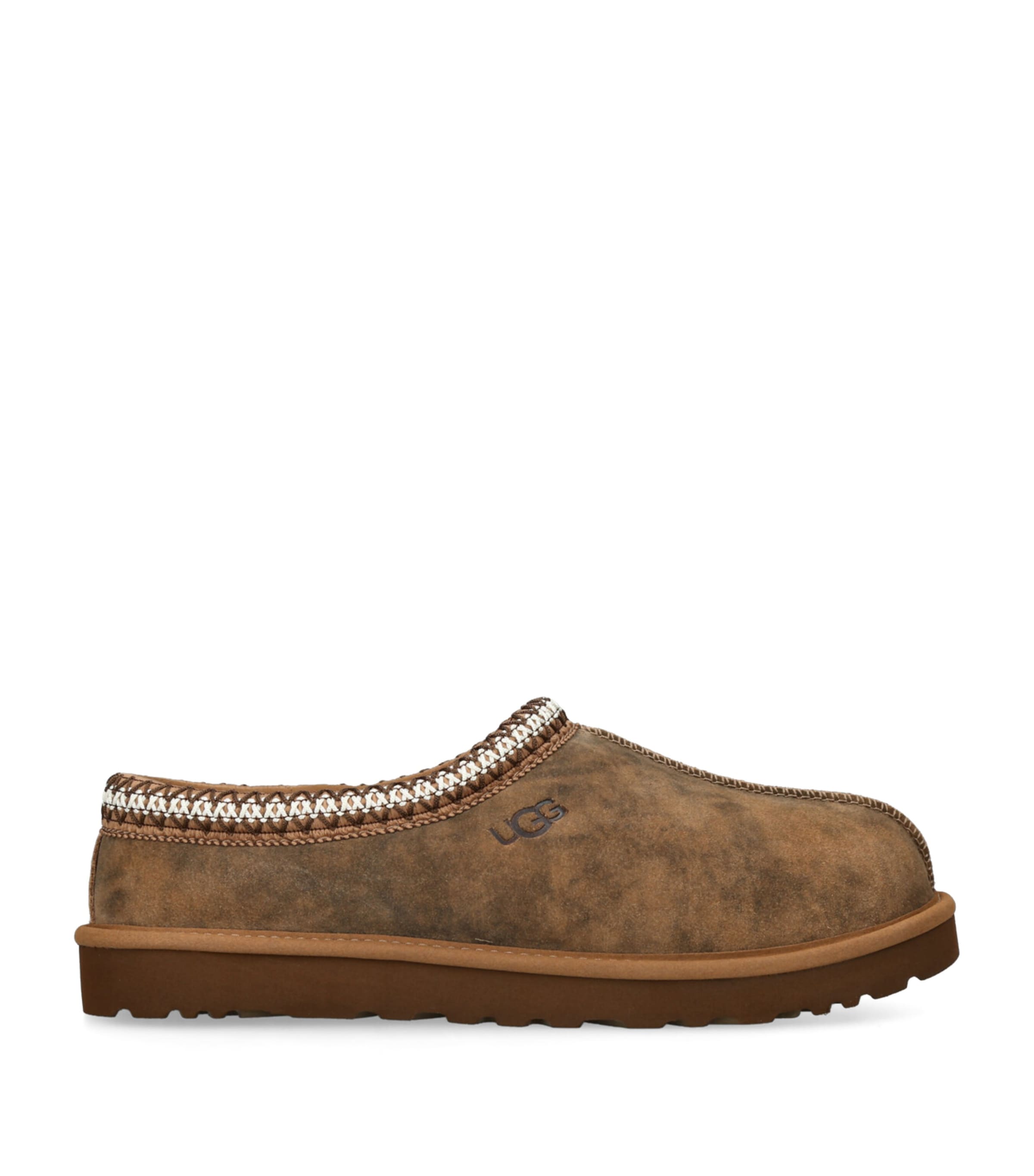 Ugg Suede Slip-on Sabot With Braid Detail In Multi