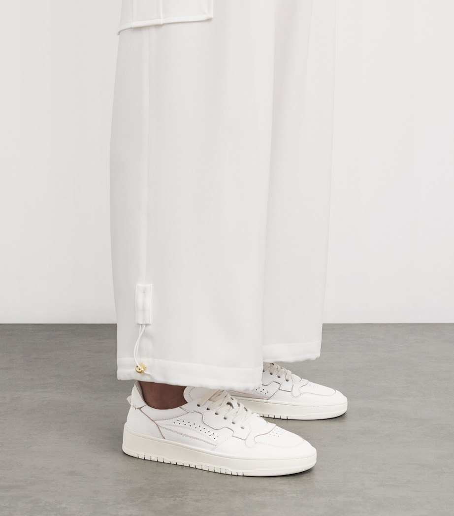 Eleventy Leather Sneakers Antico Image 2