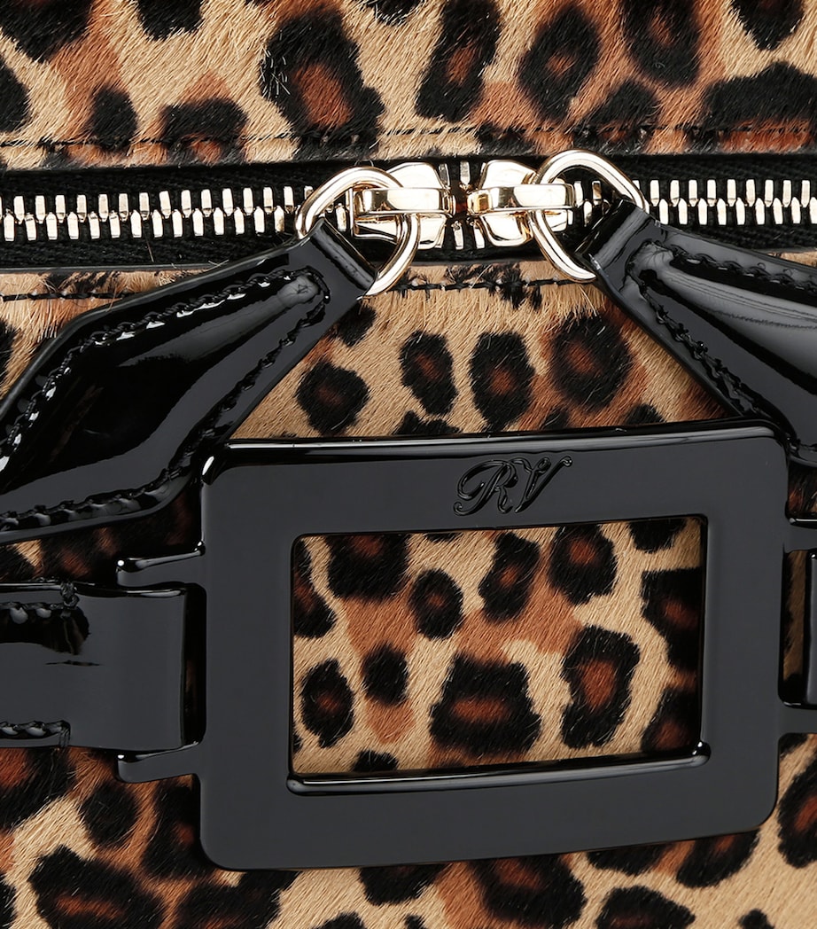 Mini Calf Hair Vanity Belle Vivier Top-Handle Bag DK.BRN COM Image 3