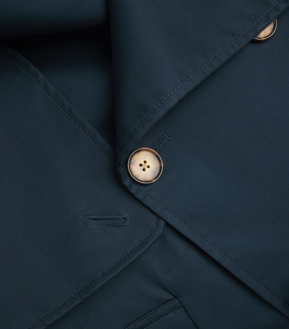 Polo Ralph Lauren Womens Cotton Balloon Trench Coat Rl Navy Image 6